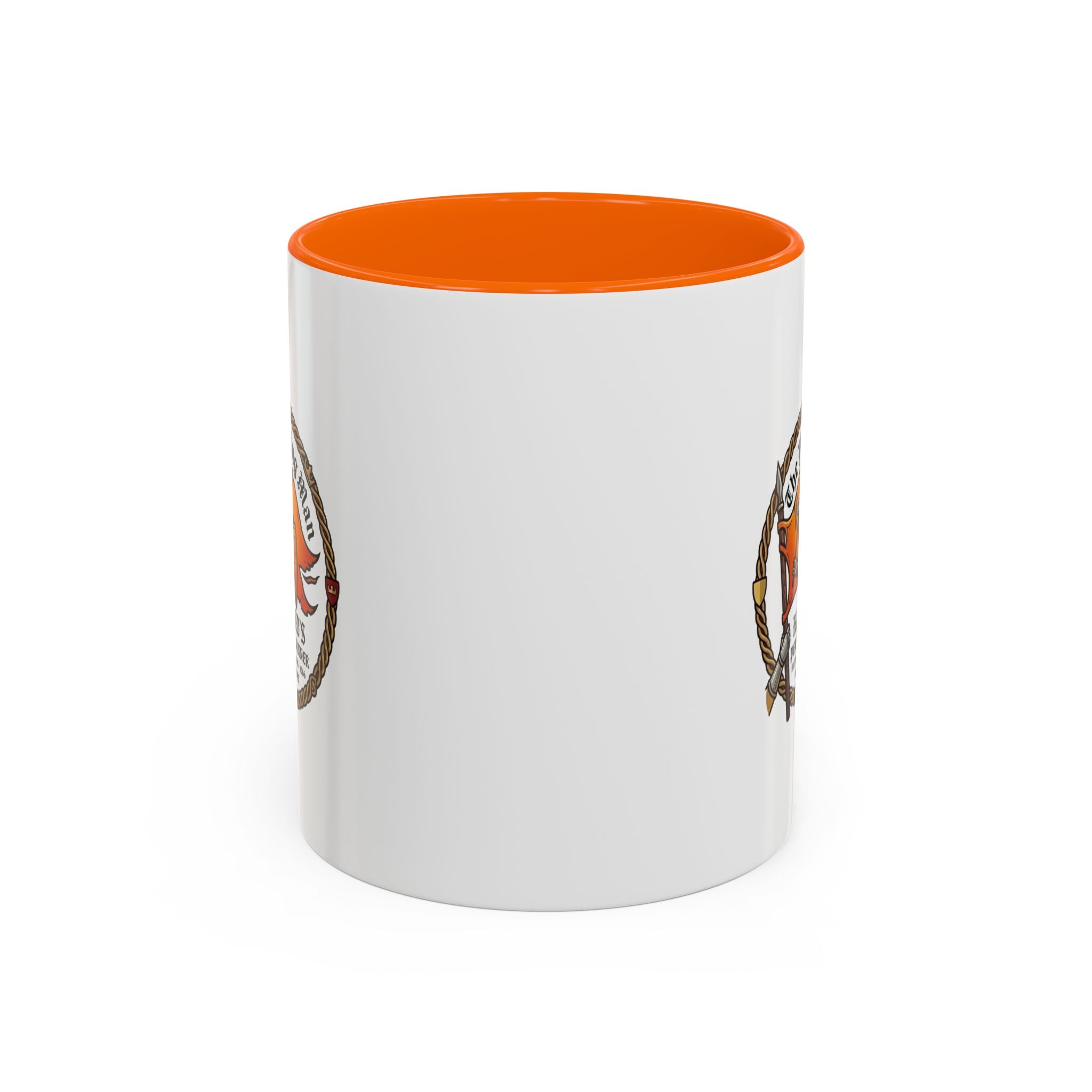 King Harold The Fighting Man Axe Banner Accent Coffee Mug — 11/15oz Last Anglo Saxon King