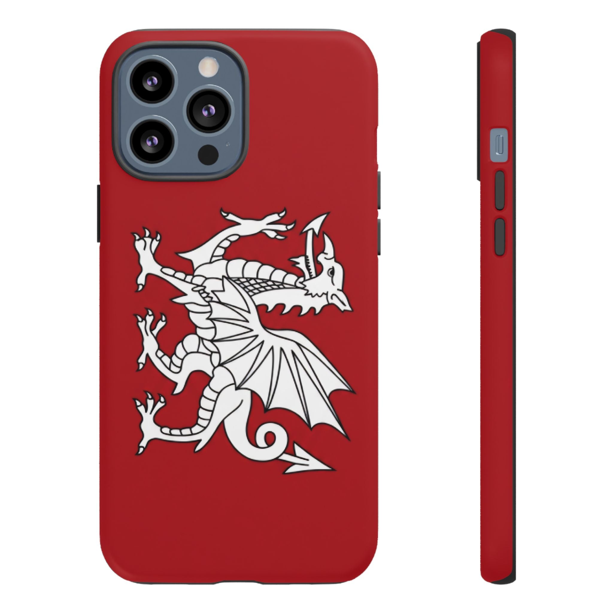 White Wessex Dragon Phone Case — Anglo-Saxon Emblem Phone Cover