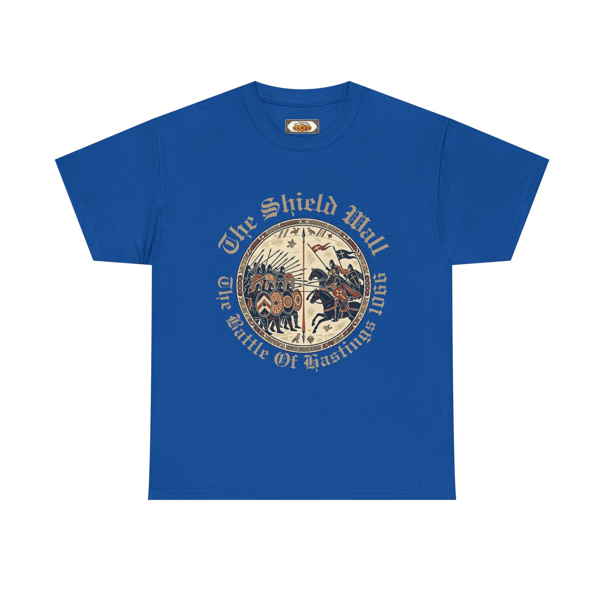 Battle of Hastings 1066 Unisex T-Shirt | Saxon Shield Wall Medieval Graphic Tee for Adults