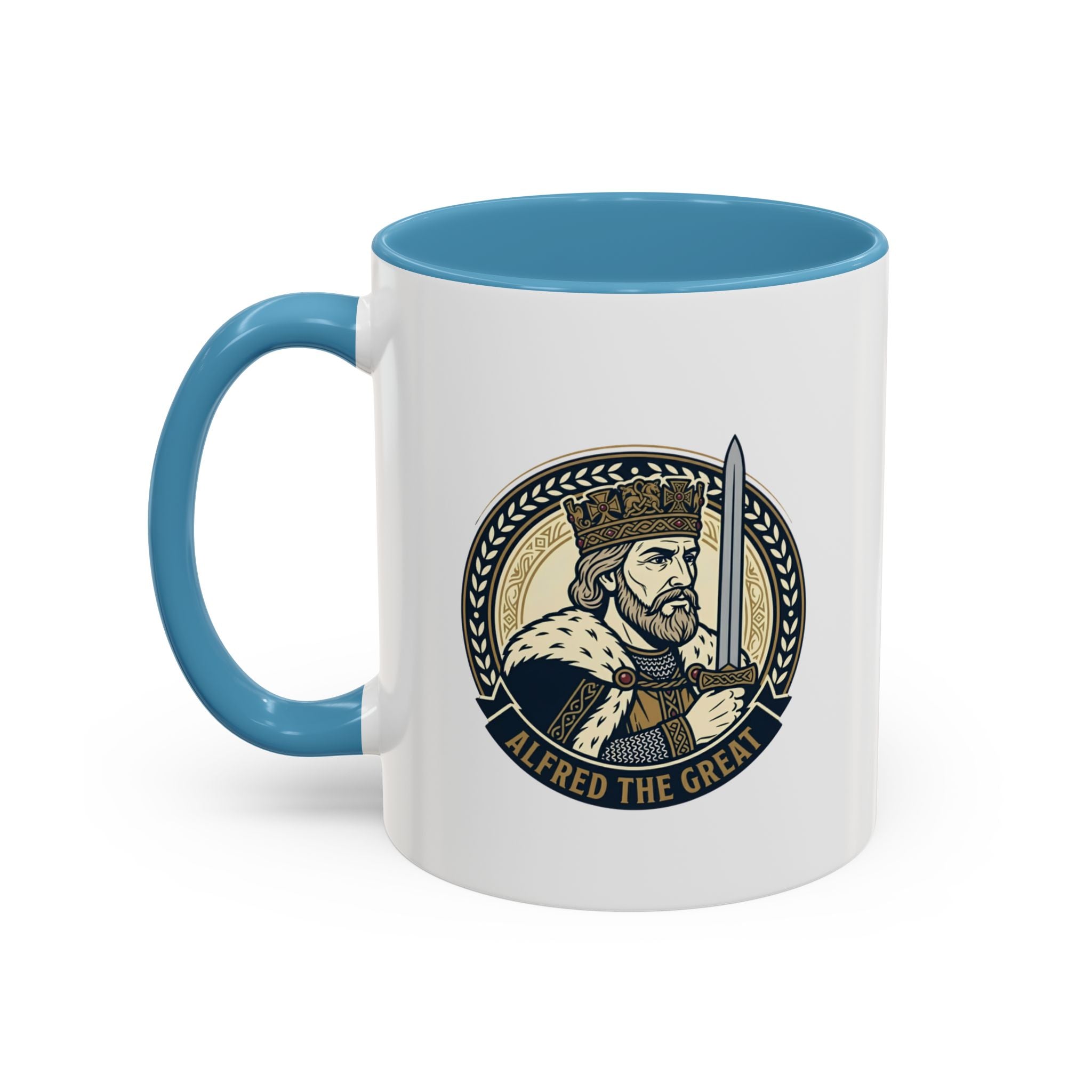 Alfred the Great Coffee Mug — Viking Heritage Anglo-Saxon Gift