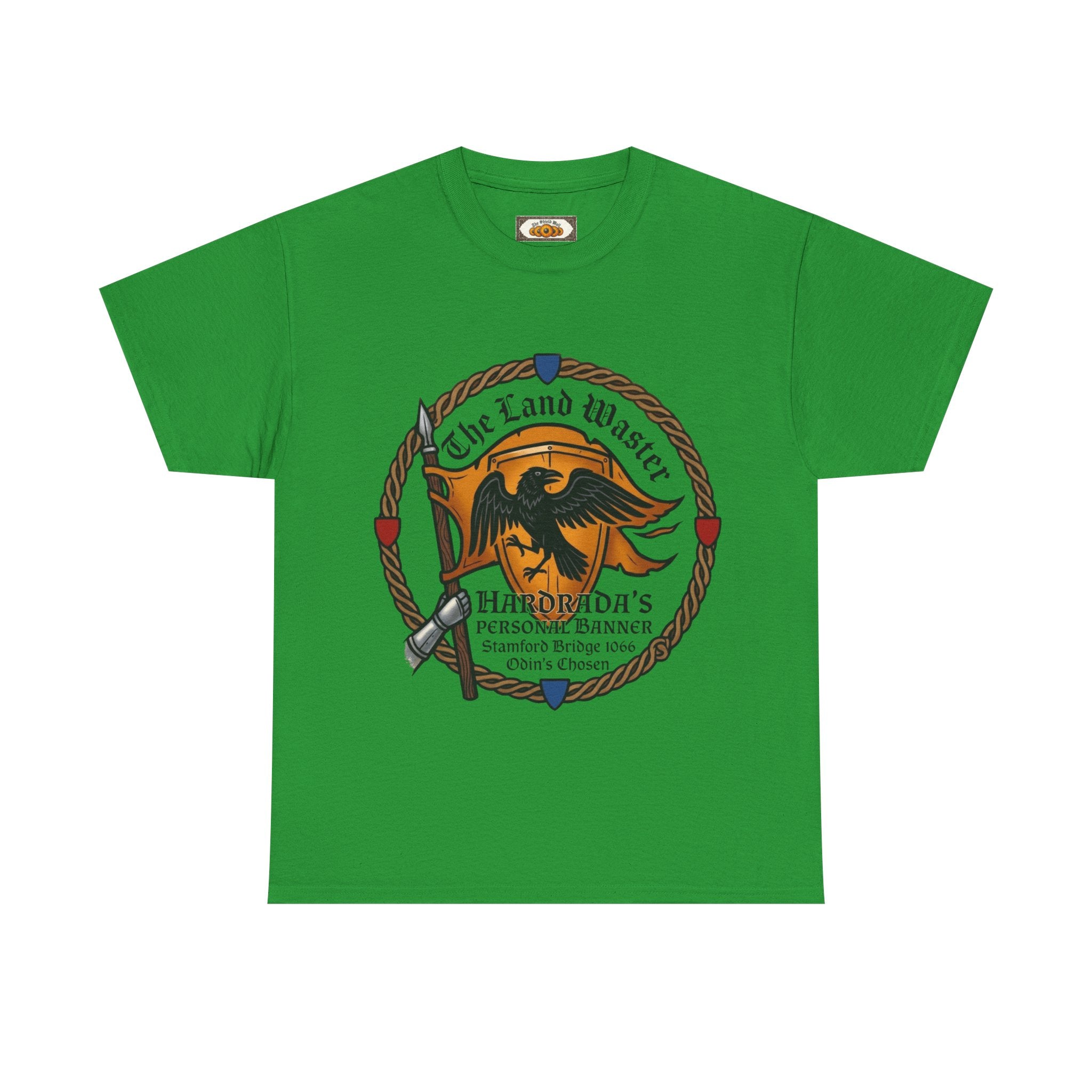 Stamford Bridge 1066 Unisex T-Shirt | Harald Hardrada 'Land Waster' Banner | Viking Heritage Tee