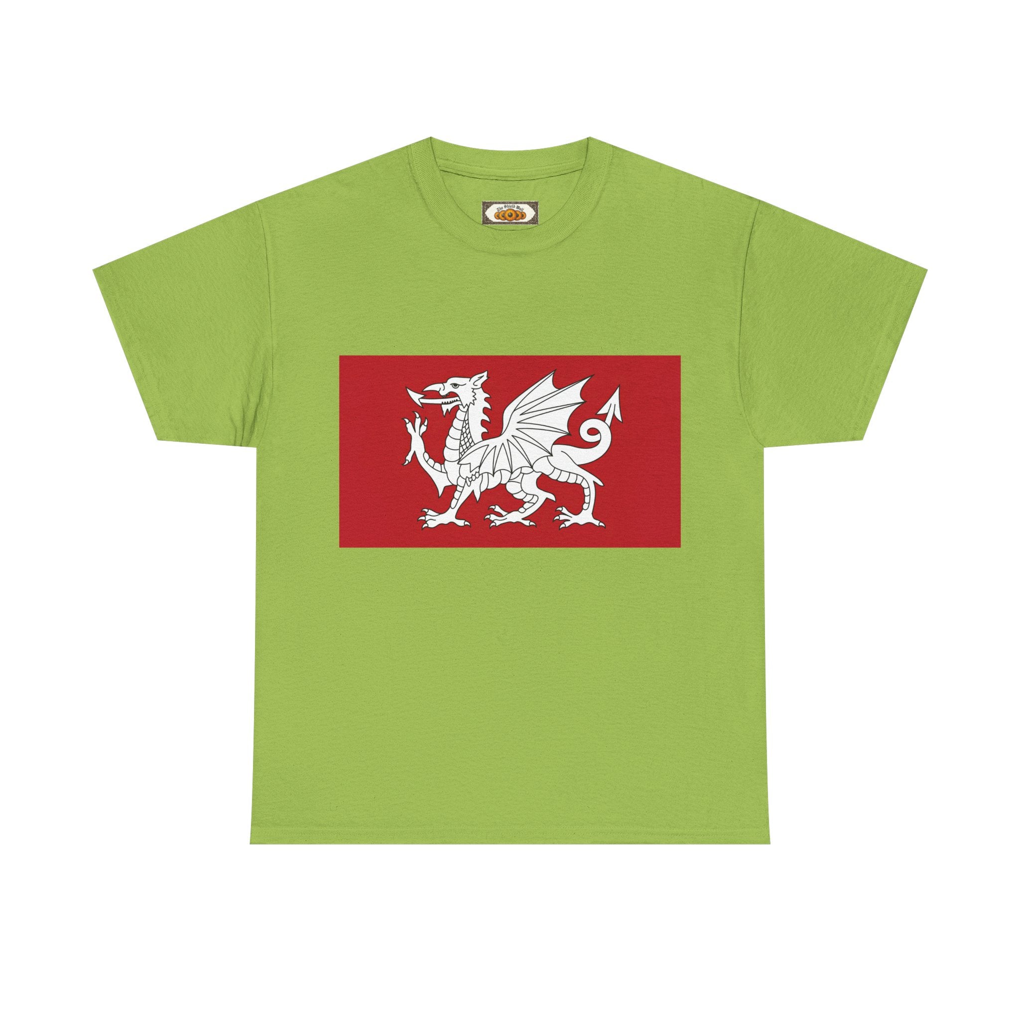 White Dragon of Wessex Unisex T-Shirt — Anglo-Saxon Emblem Tee | Heritage Clothing