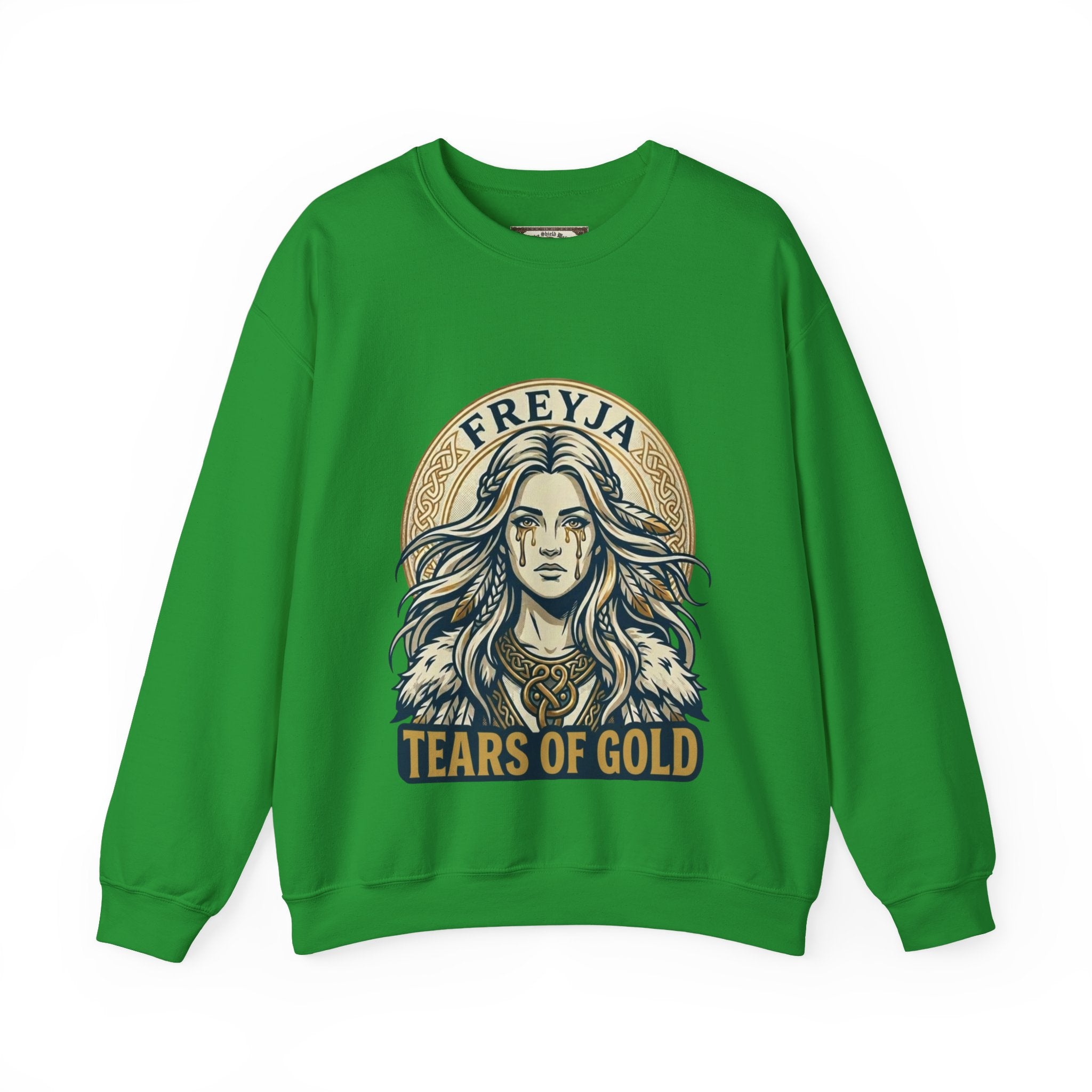 Freyja Tears of Gold Unisex Norse Goddess Sweatshirt – Adult Viking Mythology Top