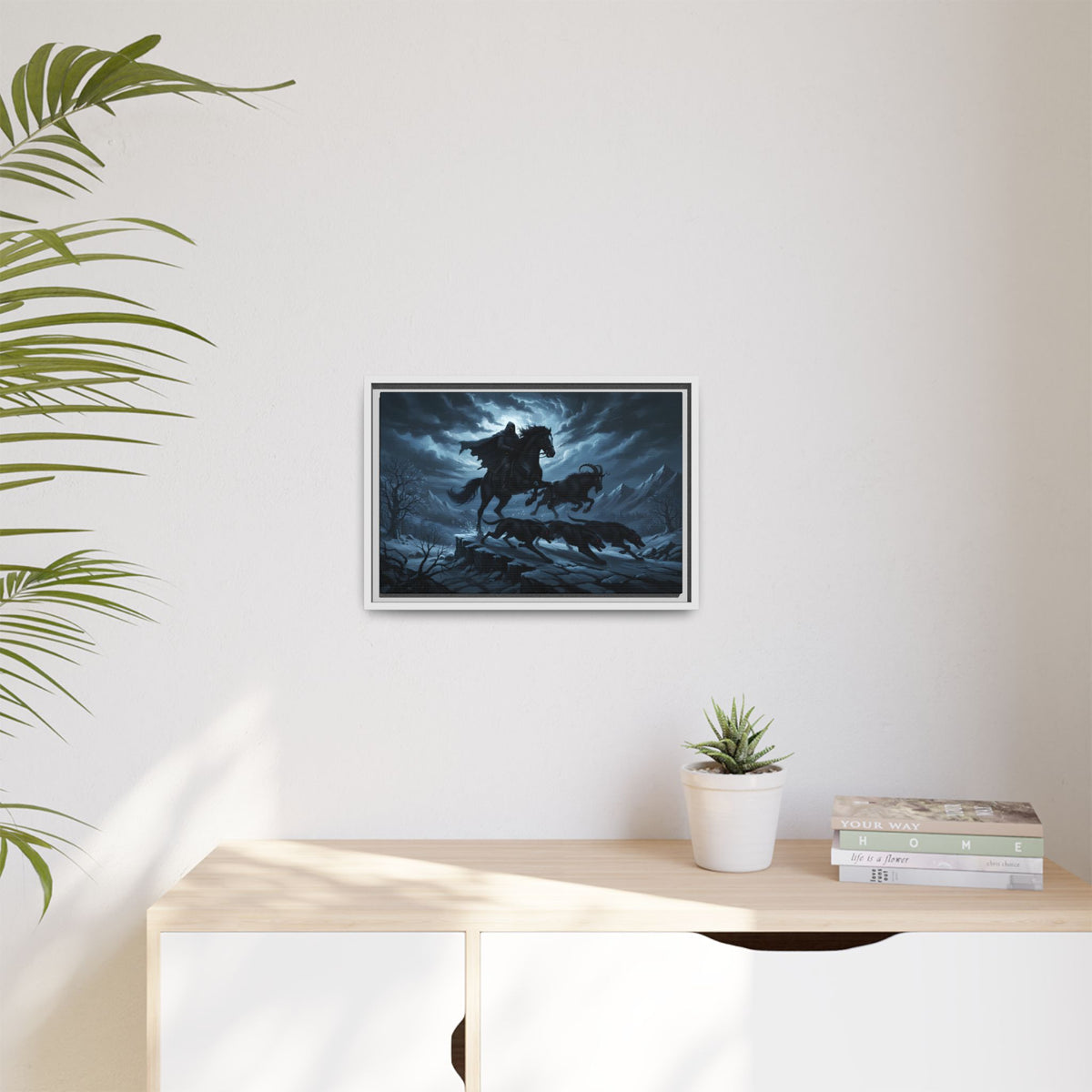 The Wild Hunt — Riders of the Storm Sky | Framed Canvas Print | Heritage Wall Art