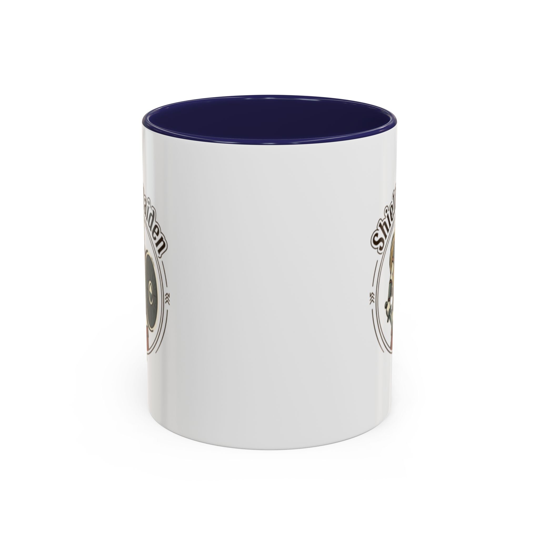 Shield Maiden Coffee Mug | Viking Warrior Woman Design | 11oz Ceramic Mug