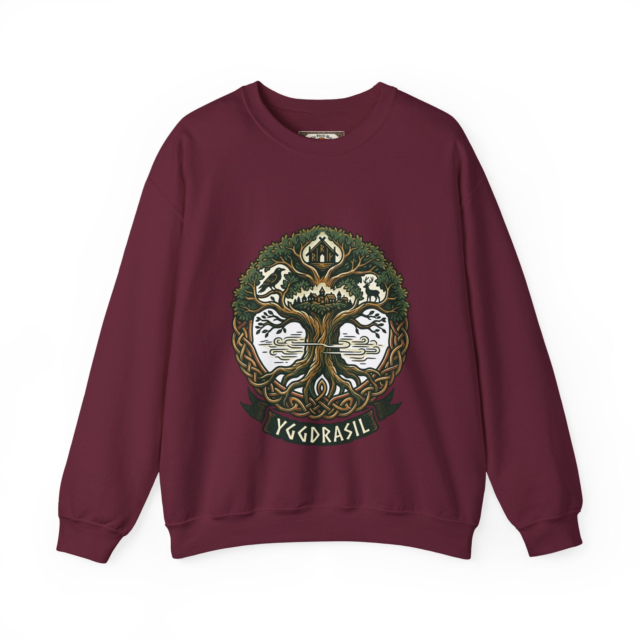 Yggdrasil Norse World Tree Sweatshirt | Unisex Viking Mythology Apparel