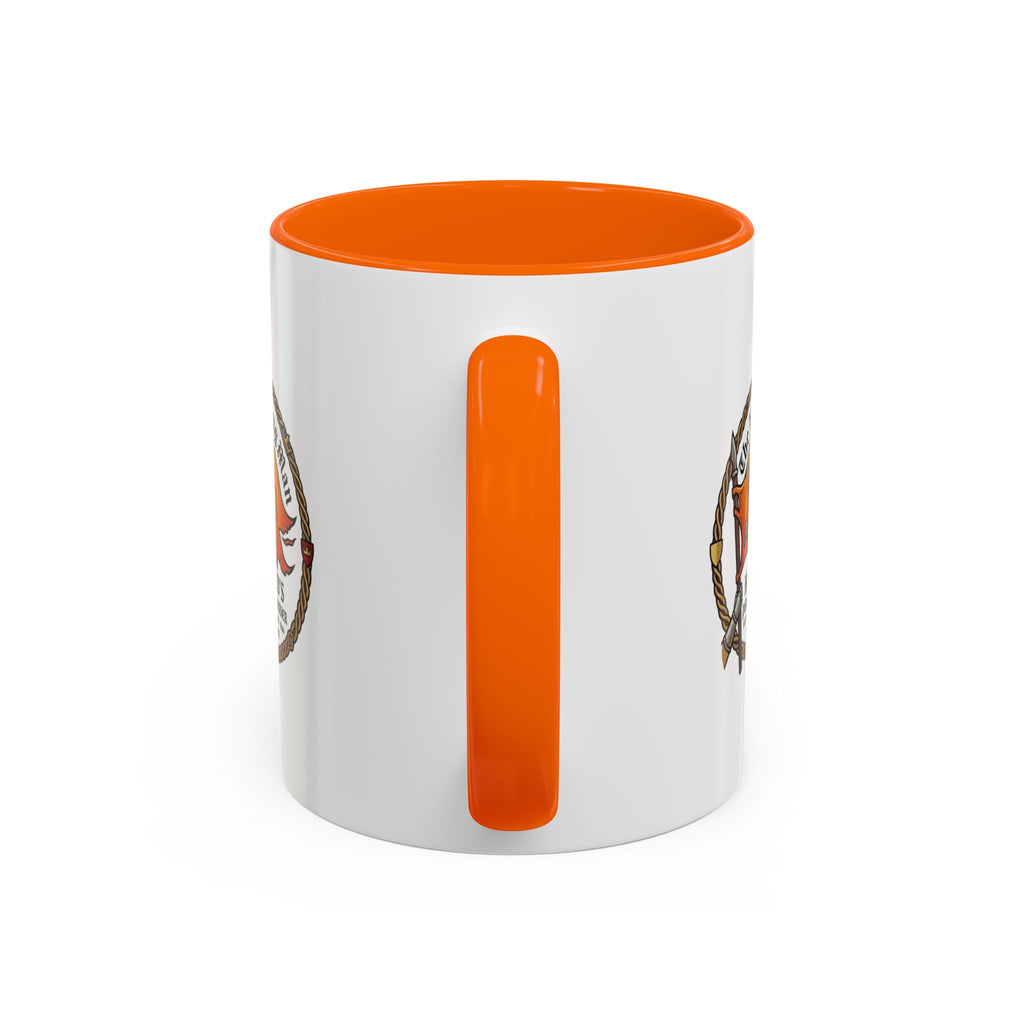 King Harold The Fighting Man Axe Banner Accent Coffee Mug — 11/15oz Last Anglo Saxon King