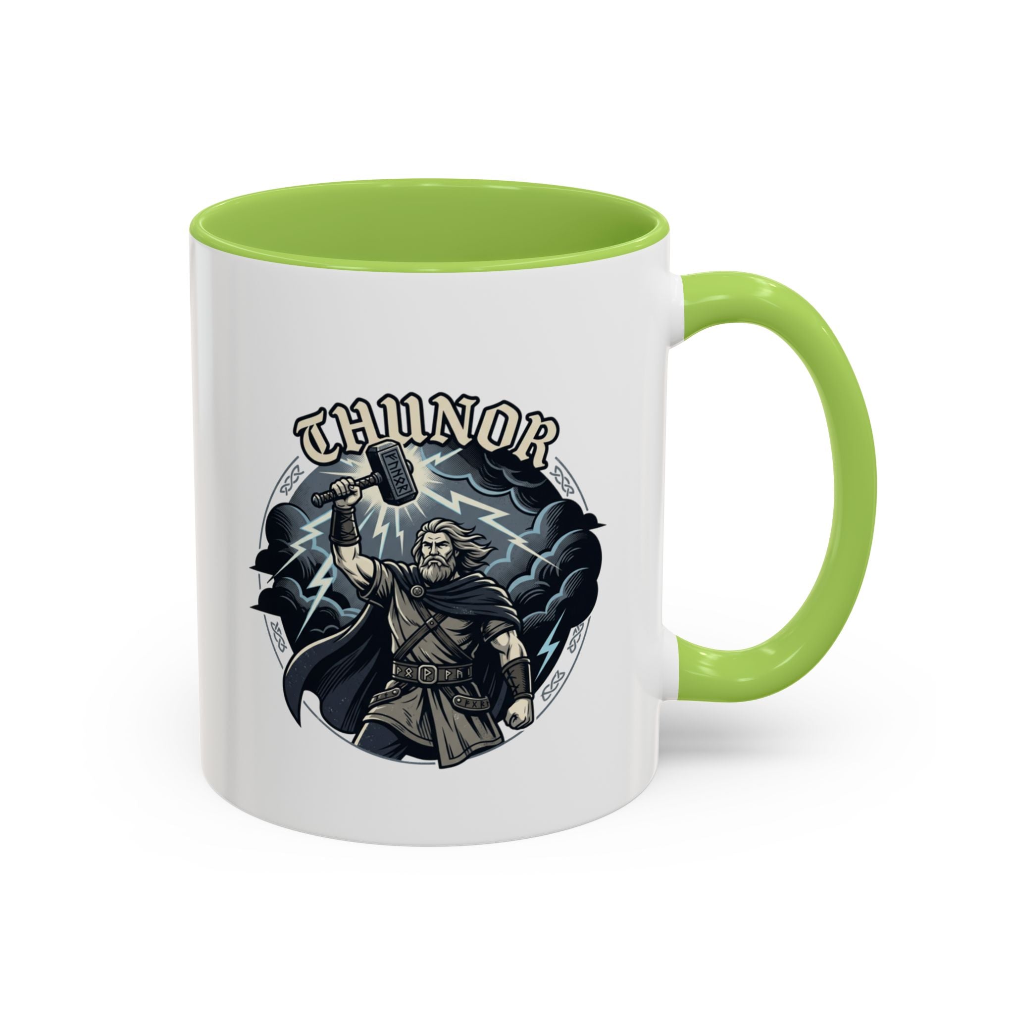 Thunor Coffee Mug — Anglo-Saxon God of Thunder Accent Mug | The Shield Wall