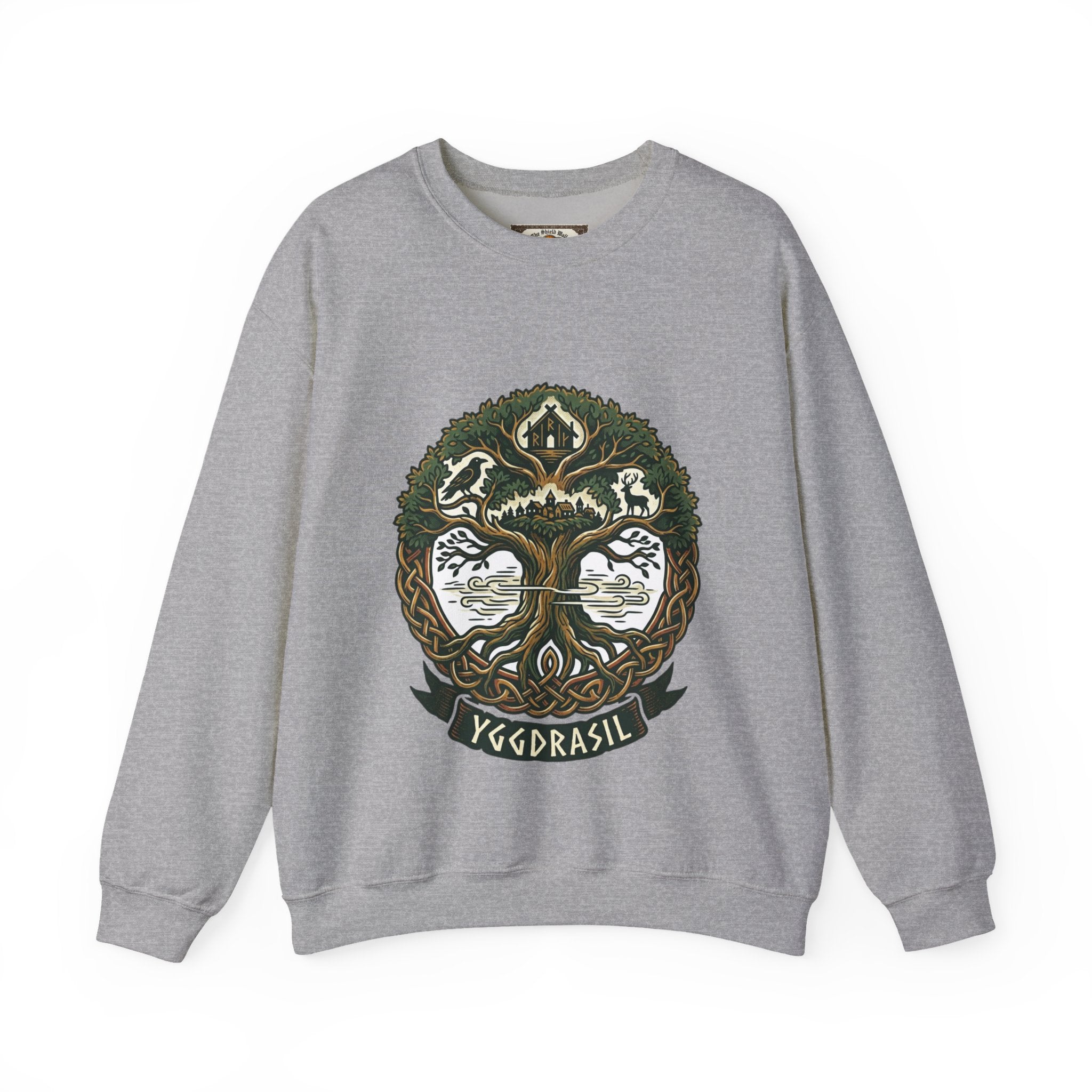 Yggdrasil Norse World Tree Sweatshirt | Unisex Viking Mythology Apparel