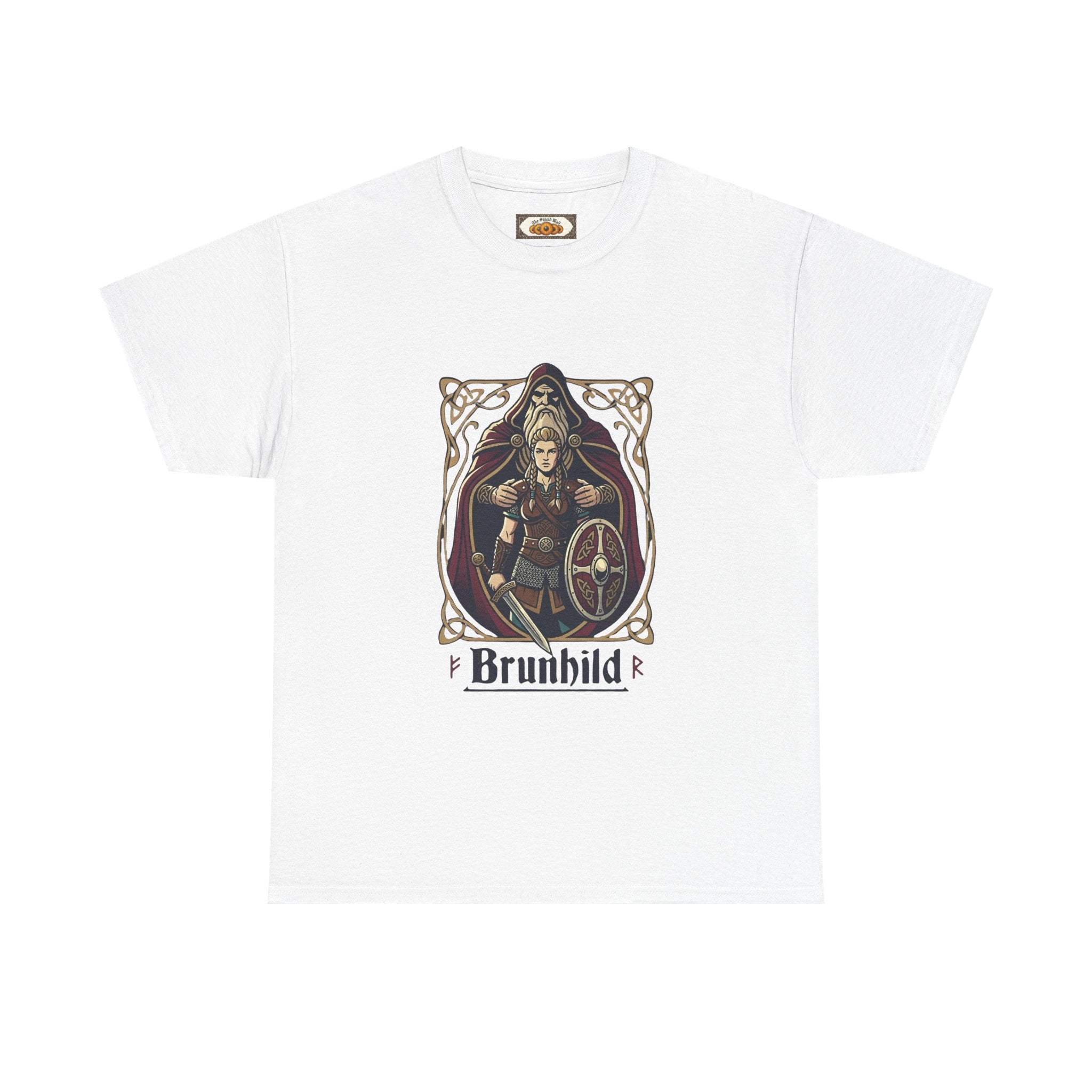 Brunhild Shield Maiden T-Shirt | Unisex Adults | Viking Warrior & Norse Mythology | The Shield Wall