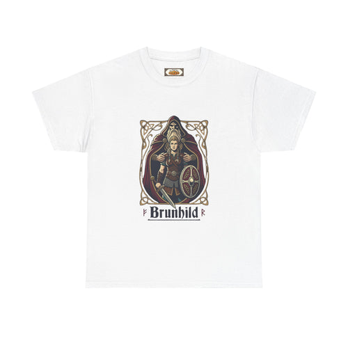 Brunhild Shield Maiden T-Shirt | Unisex Adults | Viking Warrior & Norse Mythology | The Shield Wall