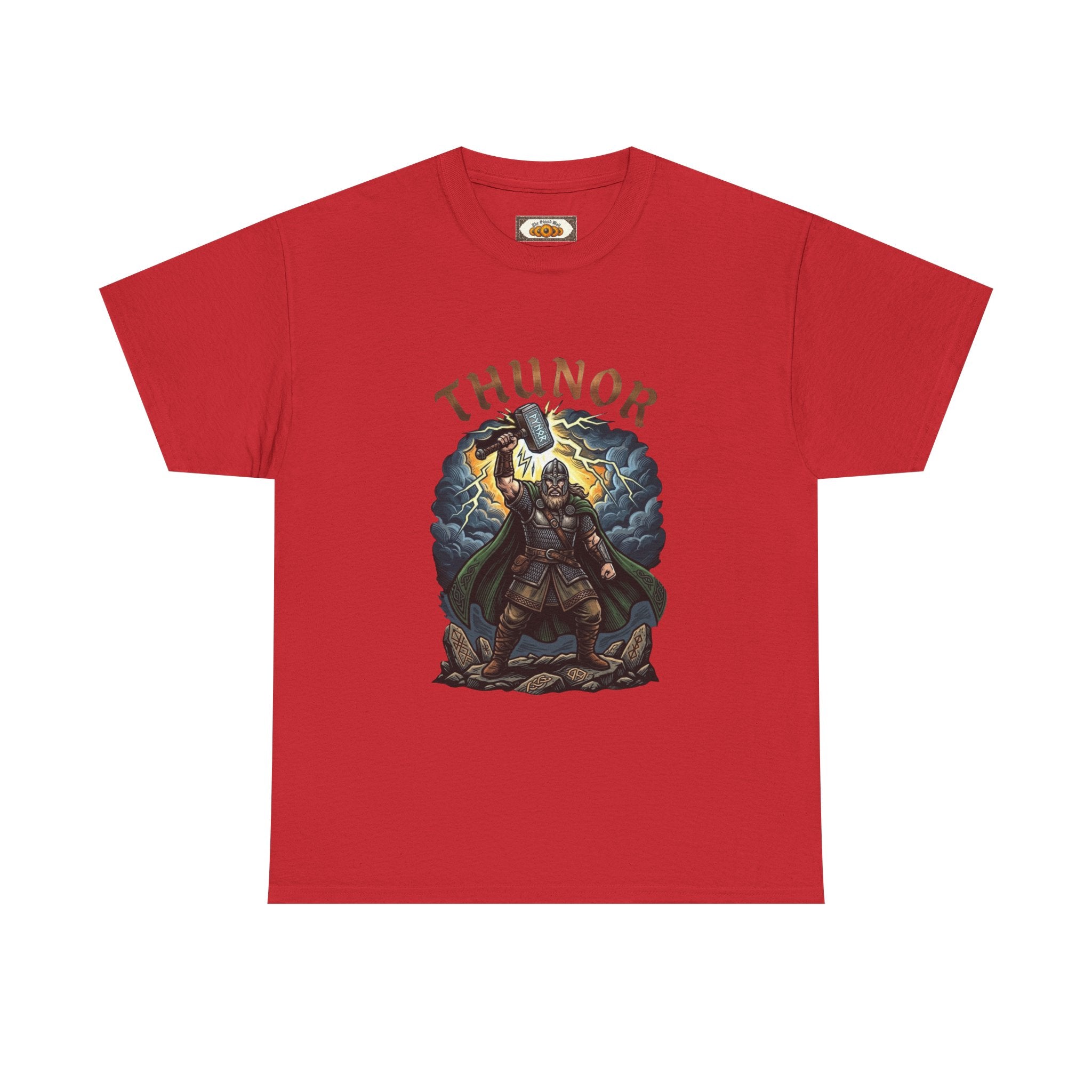 Thunor Anglo-Saxon God of Thunder T-Shirt