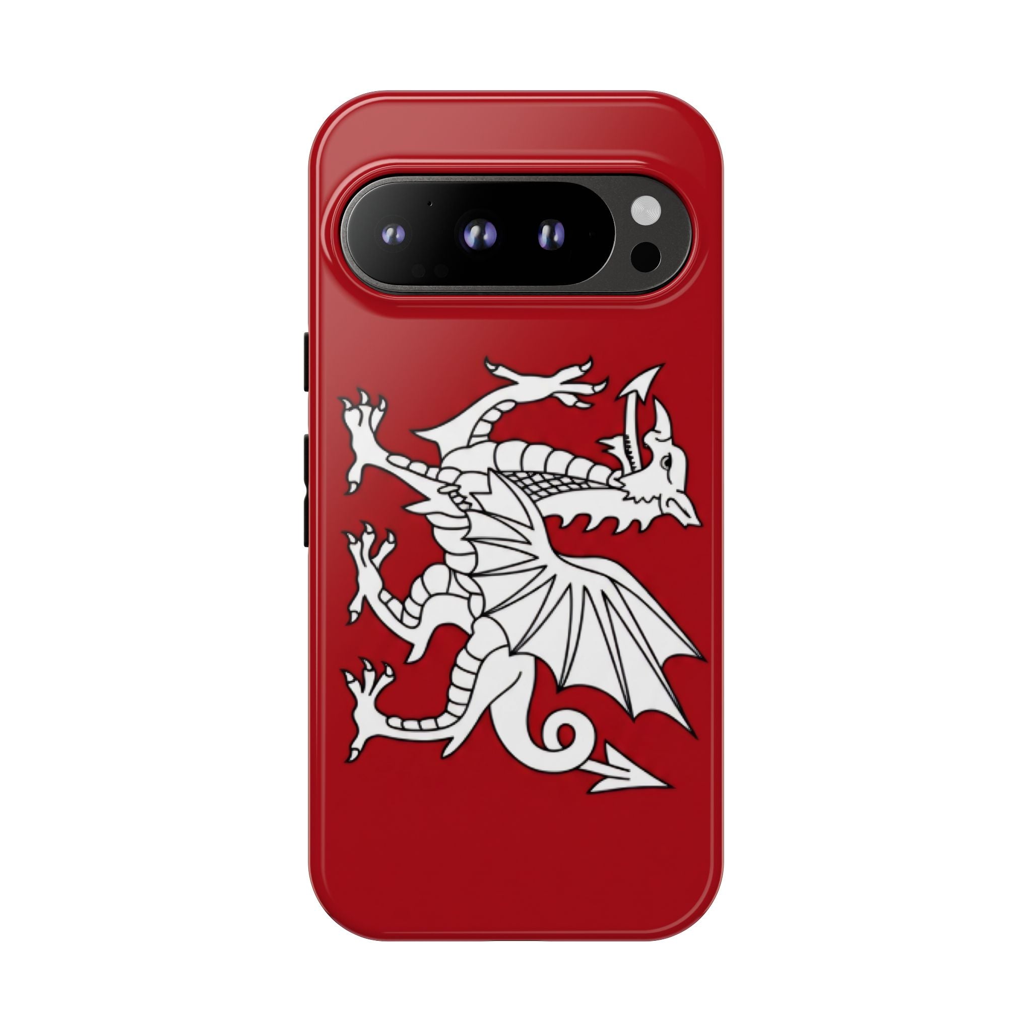 White Wessex Dragon Phone Case — Anglo-Saxon Emblem Phone Cover