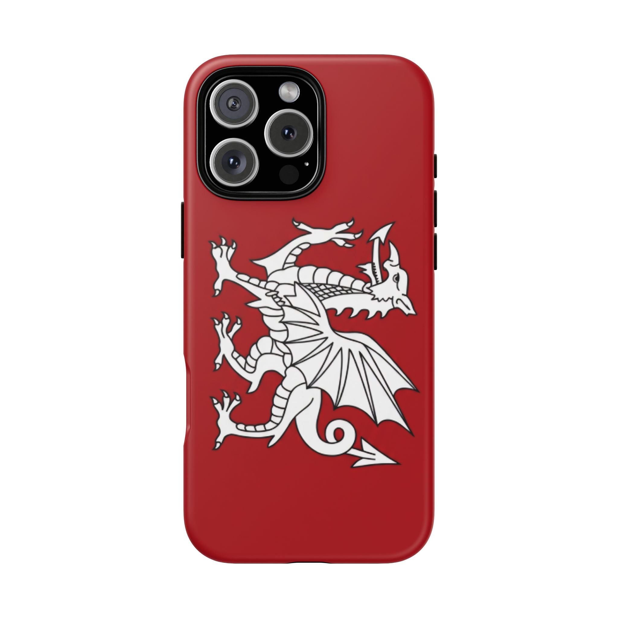 White Wessex Dragon Phone Case — Anglo-Saxon Emblem Phone Cover