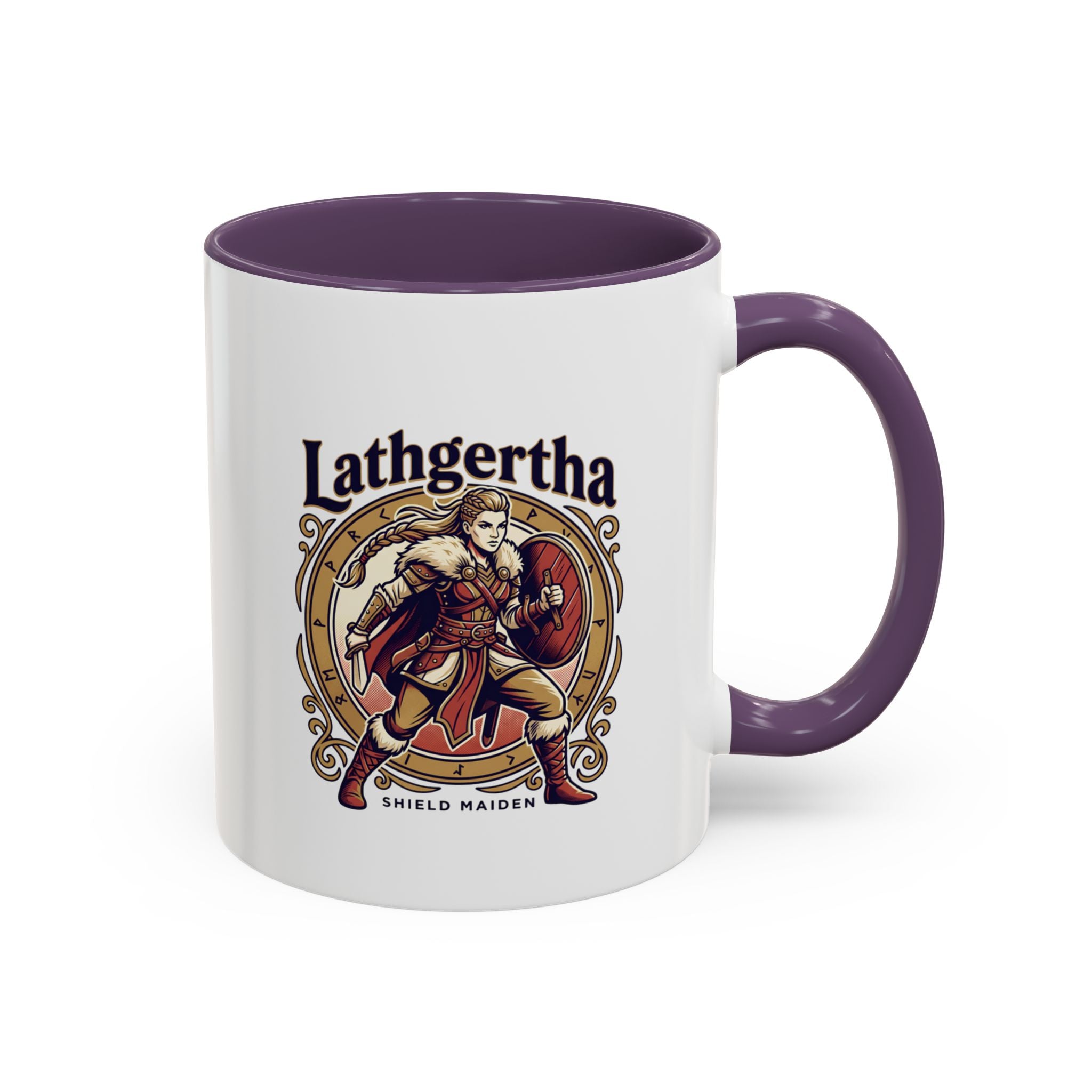 Viking Shield Maiden Mug — Lathgertha Ceramic Coffee Mug | The Shield Wall