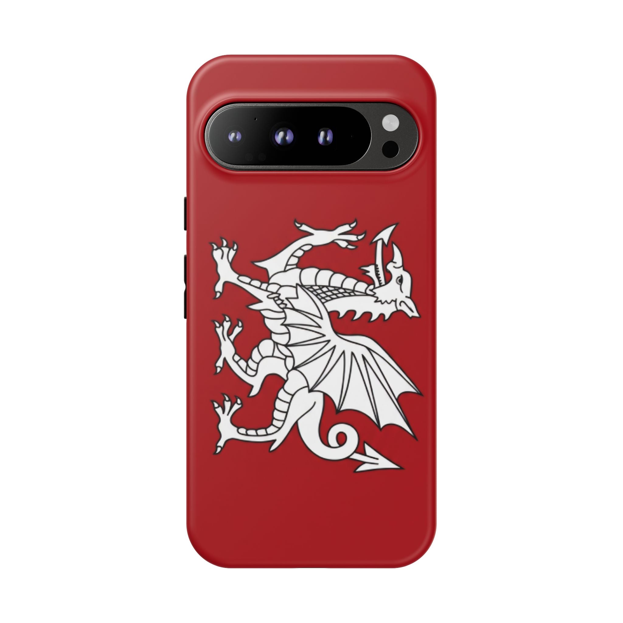 White Wessex Dragon Phone Case — Anglo-Saxon Emblem Phone Cover