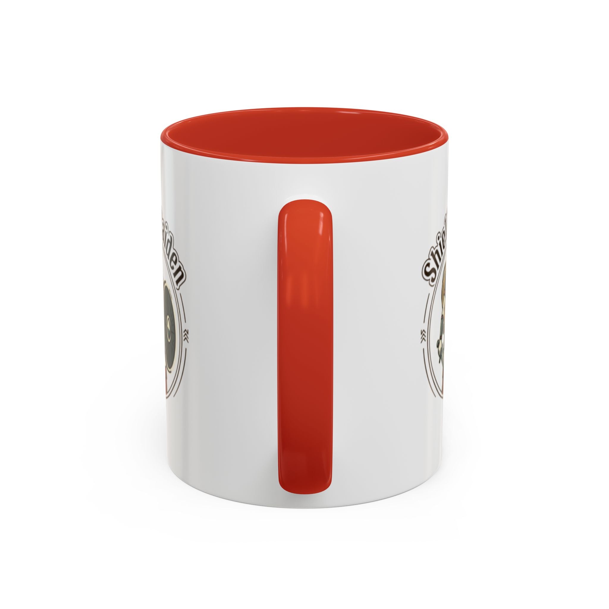 Shield Maiden Coffee Mug | Viking Warrior Woman Design | 11oz Ceramic Mug