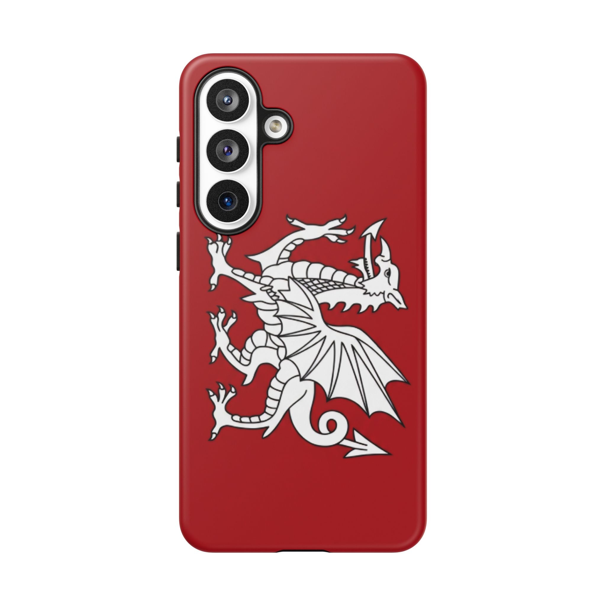White Wessex Dragon Phone Case — Anglo-Saxon Emblem Phone Cover