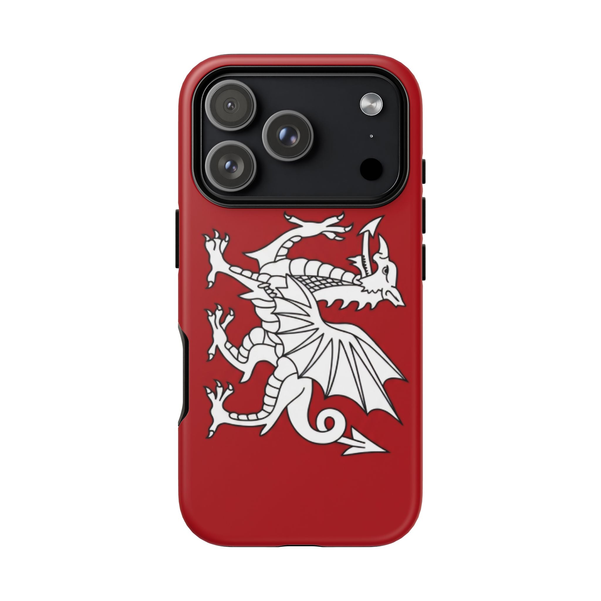White Wessex Dragon Phone Case — Anglo-Saxon Emblem Phone Cover
