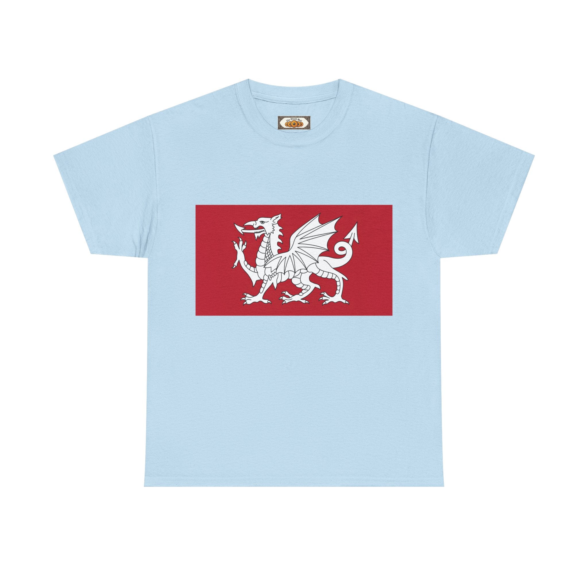 White Dragon of Wessex Unisex T-Shirt — Anglo-Saxon Emblem Tee | Heritage Clothing