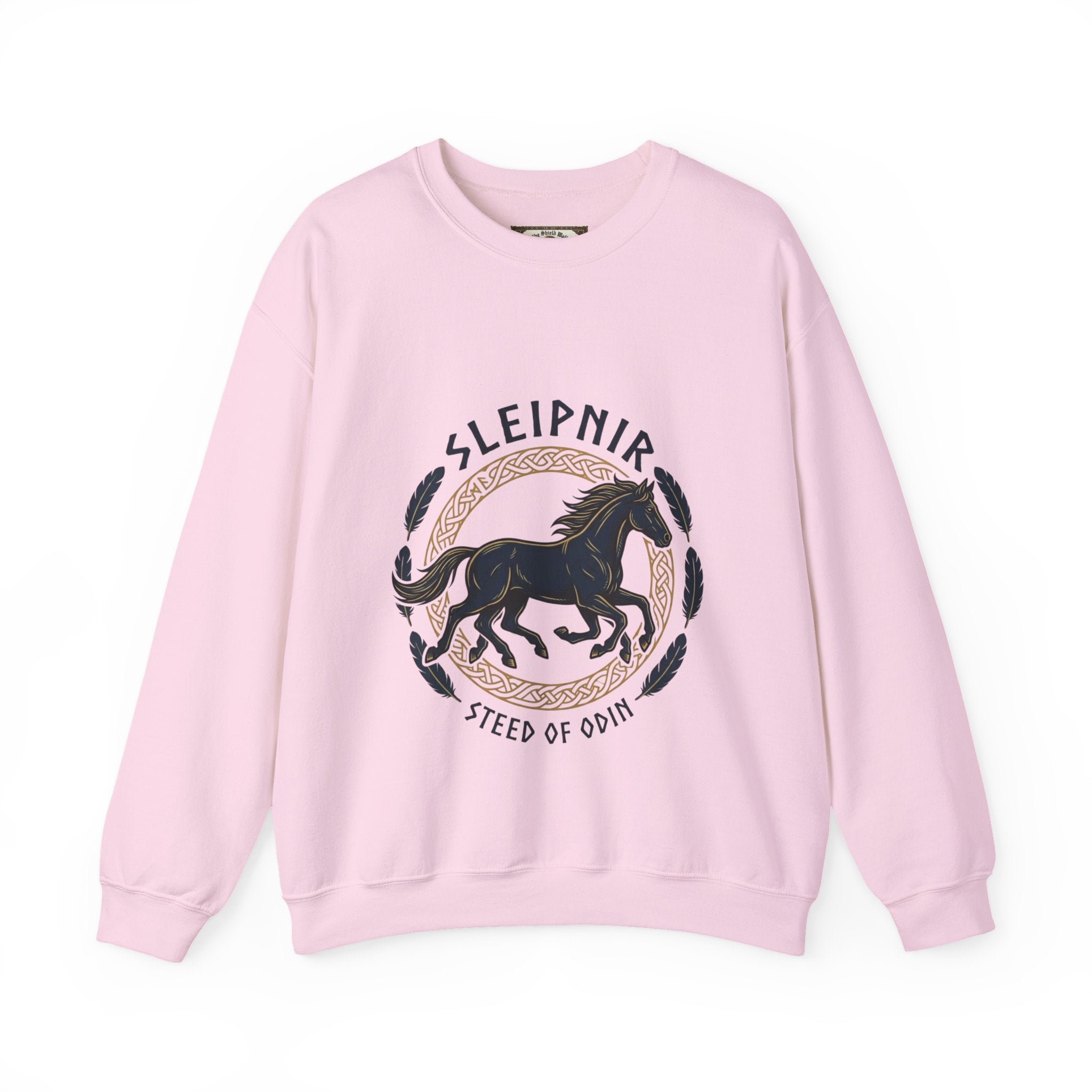 Sleipnir Sweatshirt | Unisex Viking Norse Mythology Crewneck | Wild Hunt Odin's Eight-Legged Horse