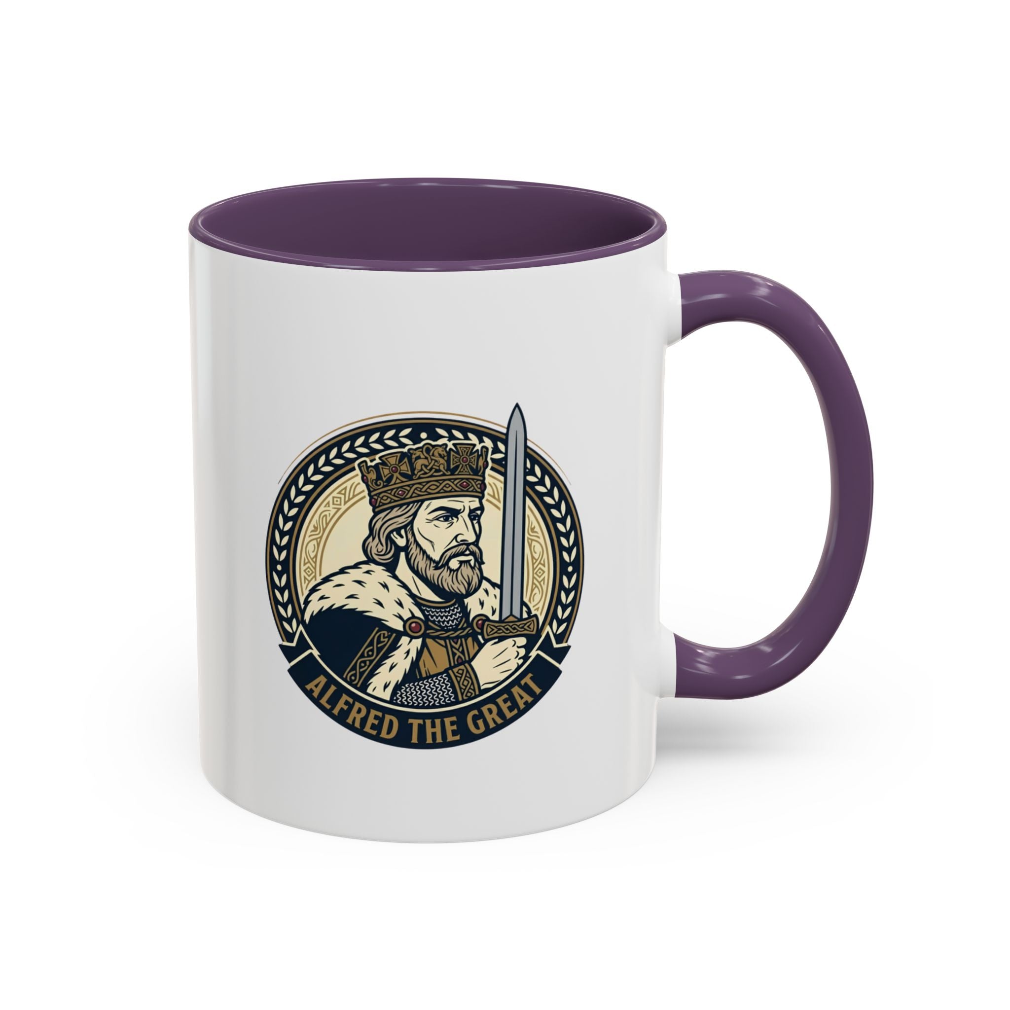 Alfred the Great Coffee Mug — Viking Heritage Anglo-Saxon Gift