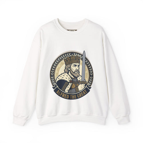 Alfred the Great Sweatshirt | Unisex Adult Heritage Crewneck