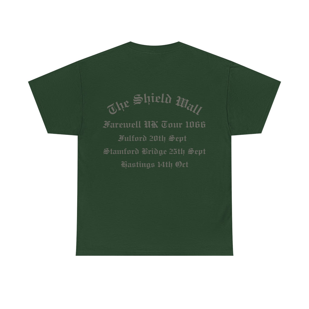 1066 Shield Wall Farewell Tour T-Shirt — Battle of Hastings, Stamford Bridge & Fulford