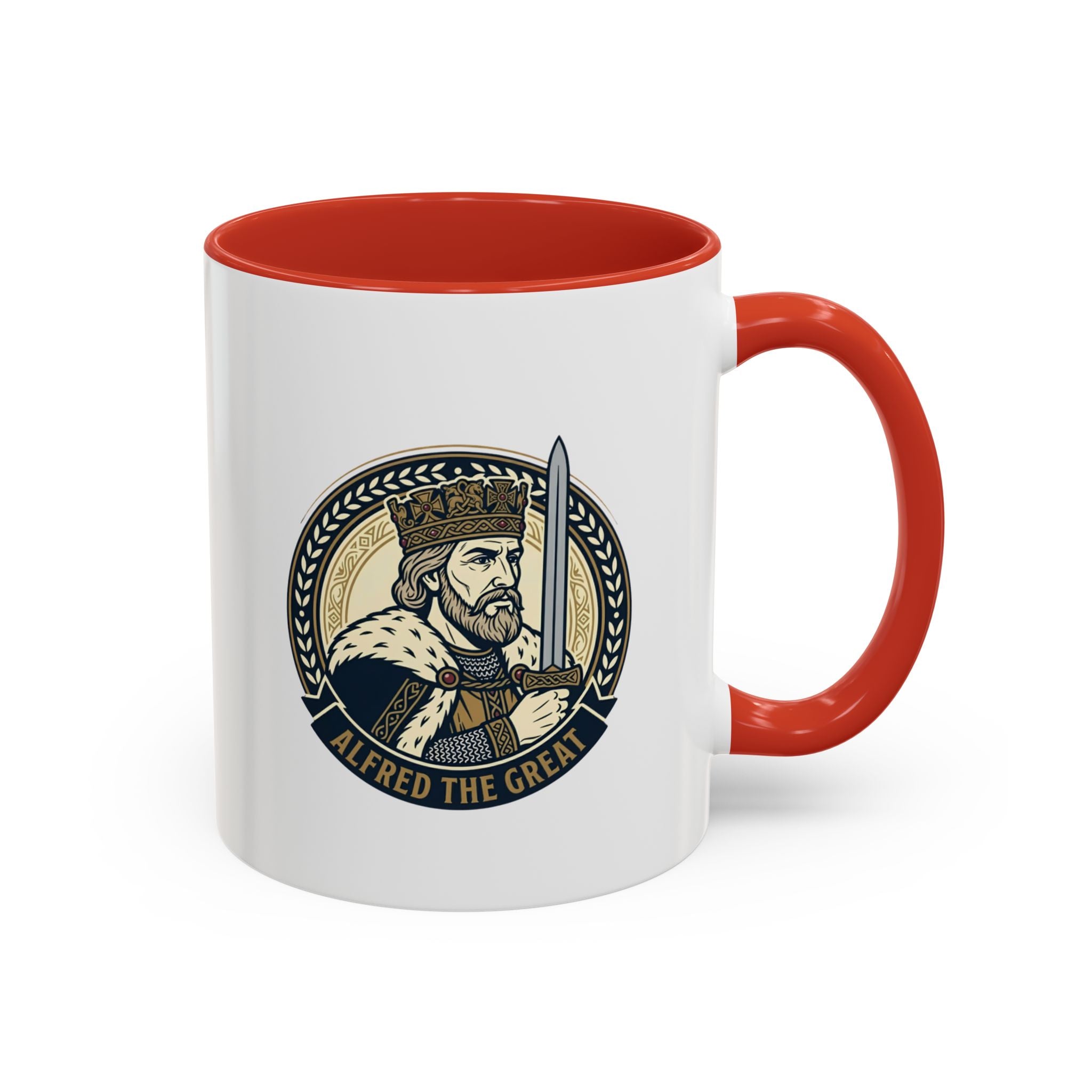 Alfred the Great Coffee Mug — Viking Heritage Anglo-Saxon Gift