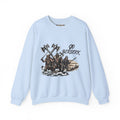 Go Berserk Sweatshirt — Three Viking Berserkers Norse Heritage Crewneck | Heritage Clothing