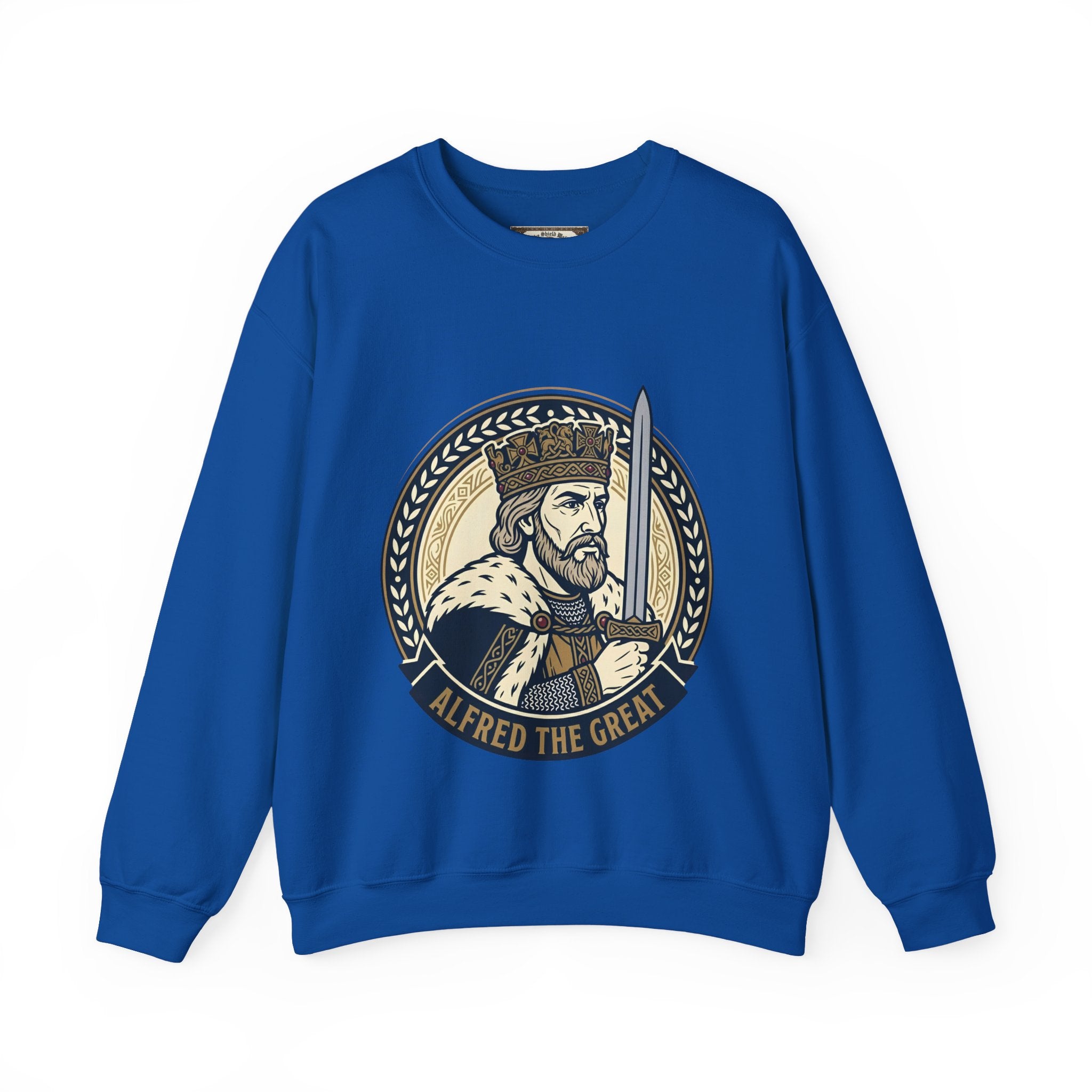 Alfred the Great Sweatshirt | Unisex Adult Heritage Crewneck
