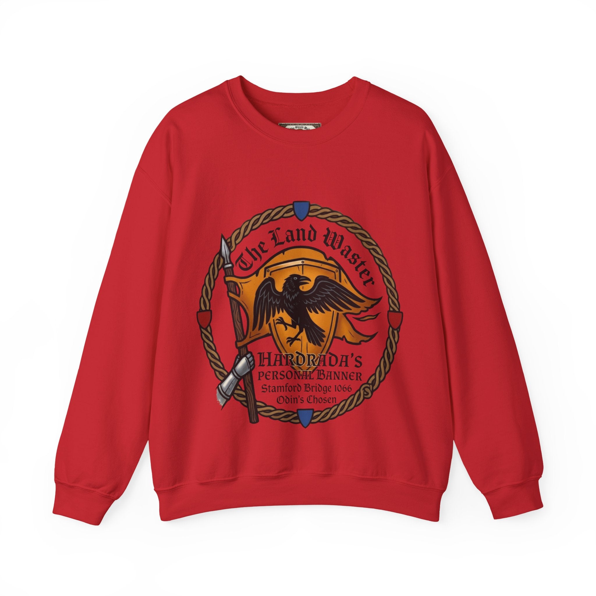 Harald Hardrada 'Land Waster' Unisex Crewneck Sweatshirt | Stamford Bridge 1066 | Viking Heritage