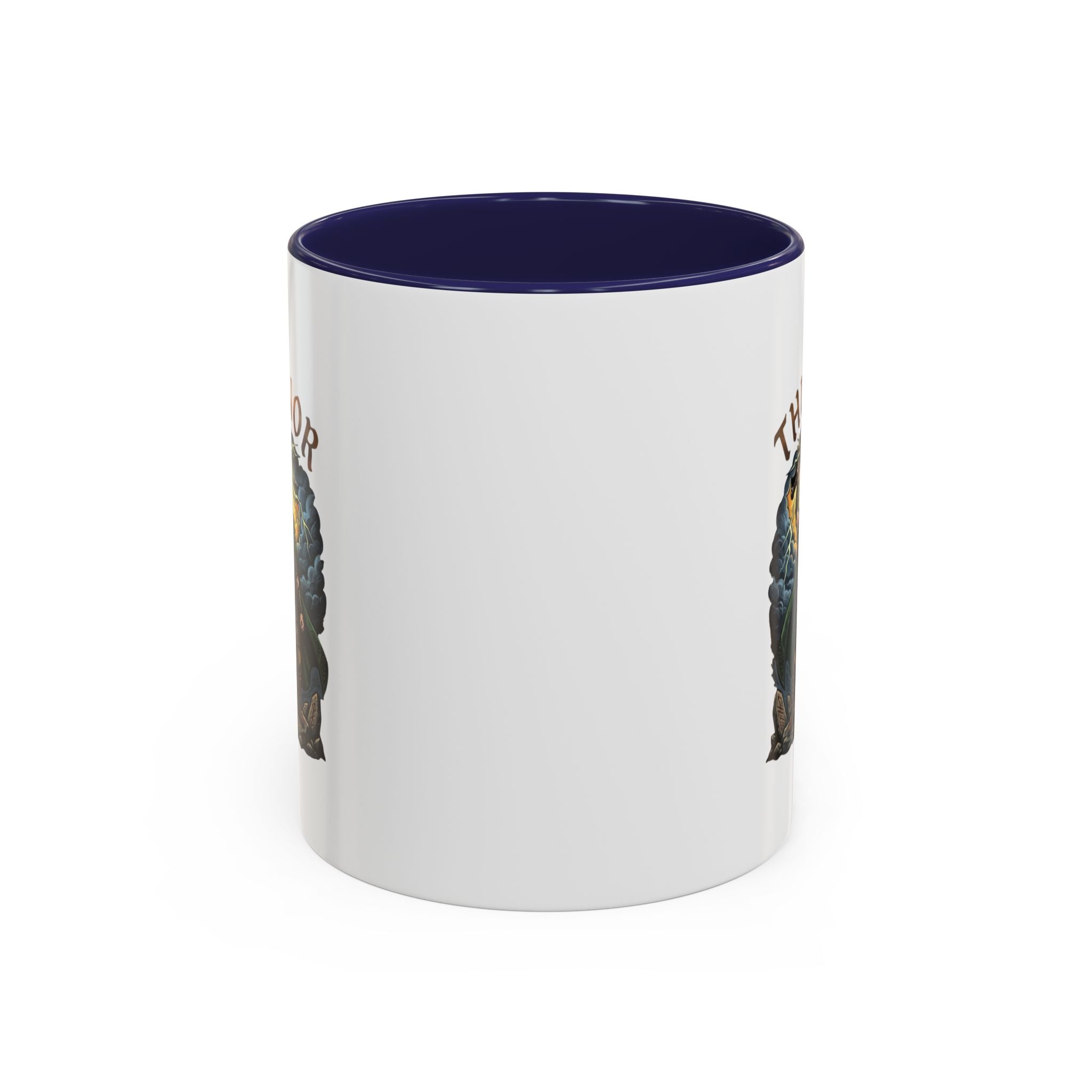 Thunor Hammer Coffee Mug — Anglo-Saxon God of Thunder | 11oz Accent Mug