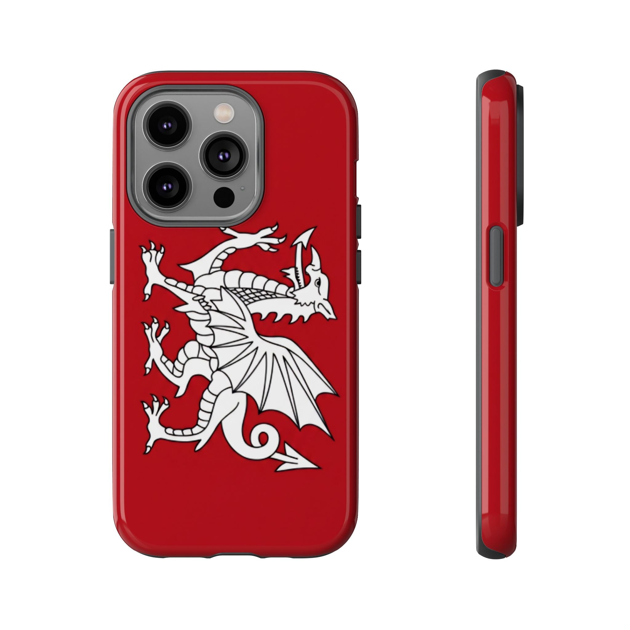 White Wessex Dragon Phone Case — Anglo-Saxon Emblem Phone Cover