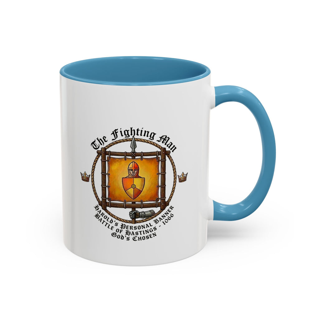 King Harold 'God's Chosen' Fighting Man Banner Coffee Mug | 1066 Battle of Hastings – 11oz
