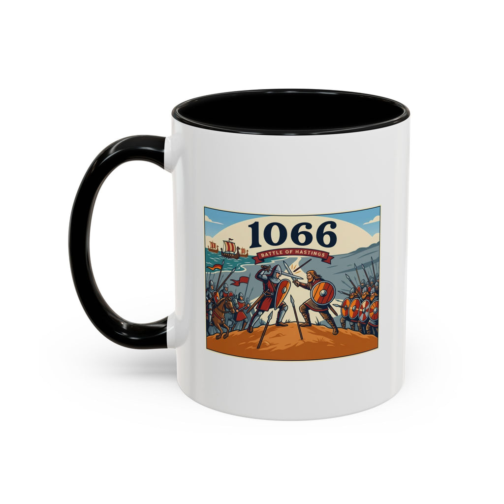 1066 Battle Coffee Mug — Medieval Norman Conquest Design — End of an Era — 11oz