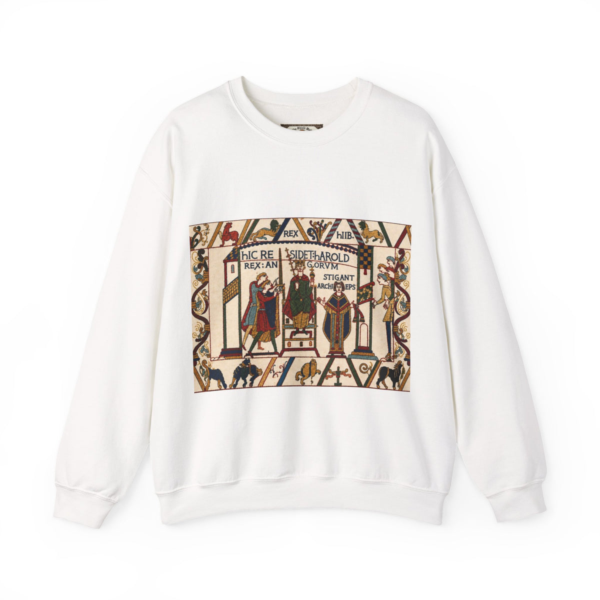 King Harold II — Bayeux Tapestry Coronation Sweatshirt | Heritage Clothing