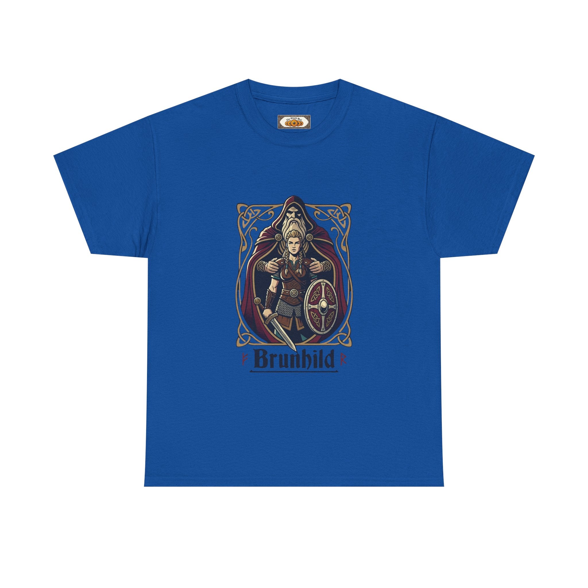 Brunhild Shield Maiden T-Shirt | Unisex Adults | Viking Warrior & Norse Mythology | The Shield Wall