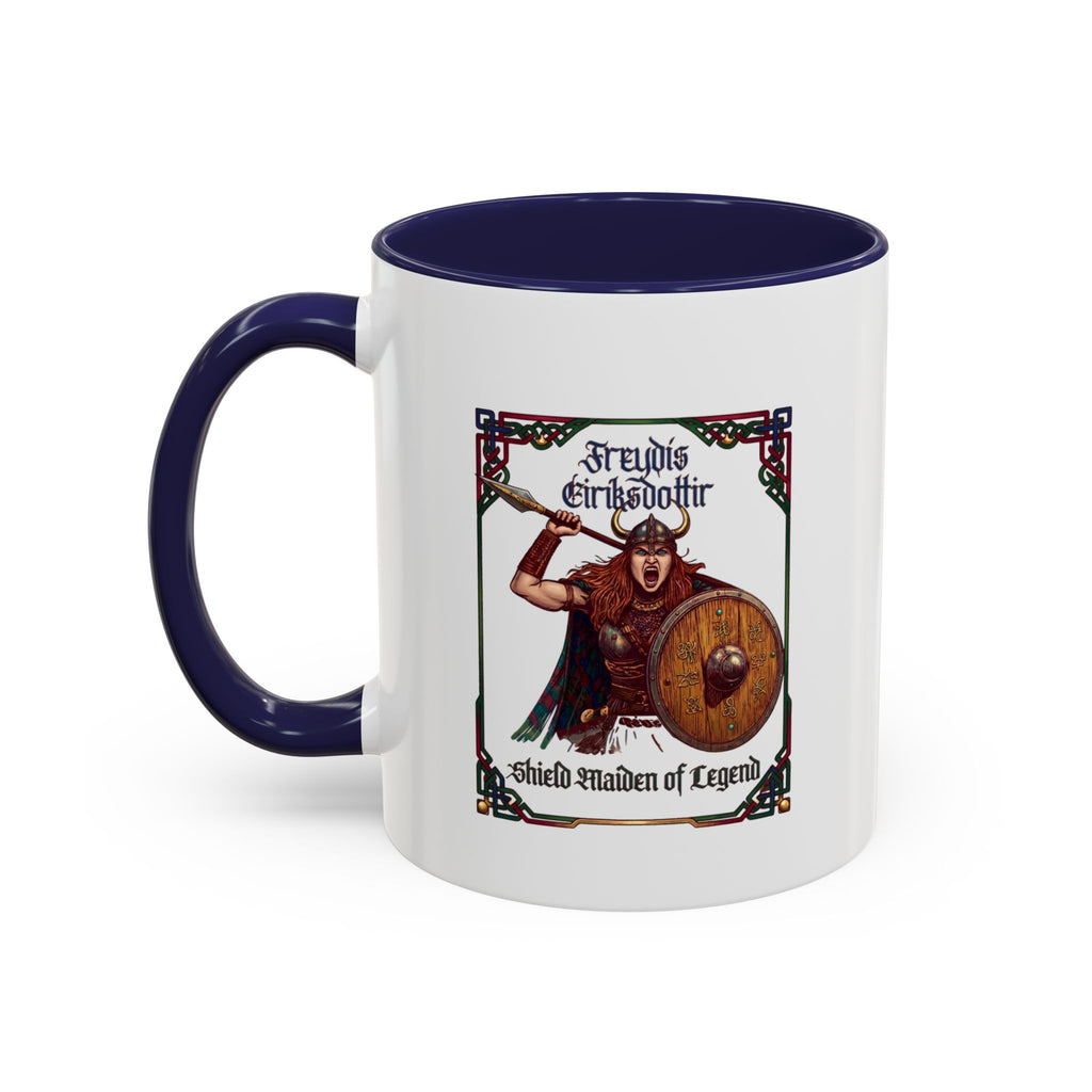 Freydís Eiríksdóttir Shield Maiden Coffee Mug | Viking Norse History Gift – 11oz
