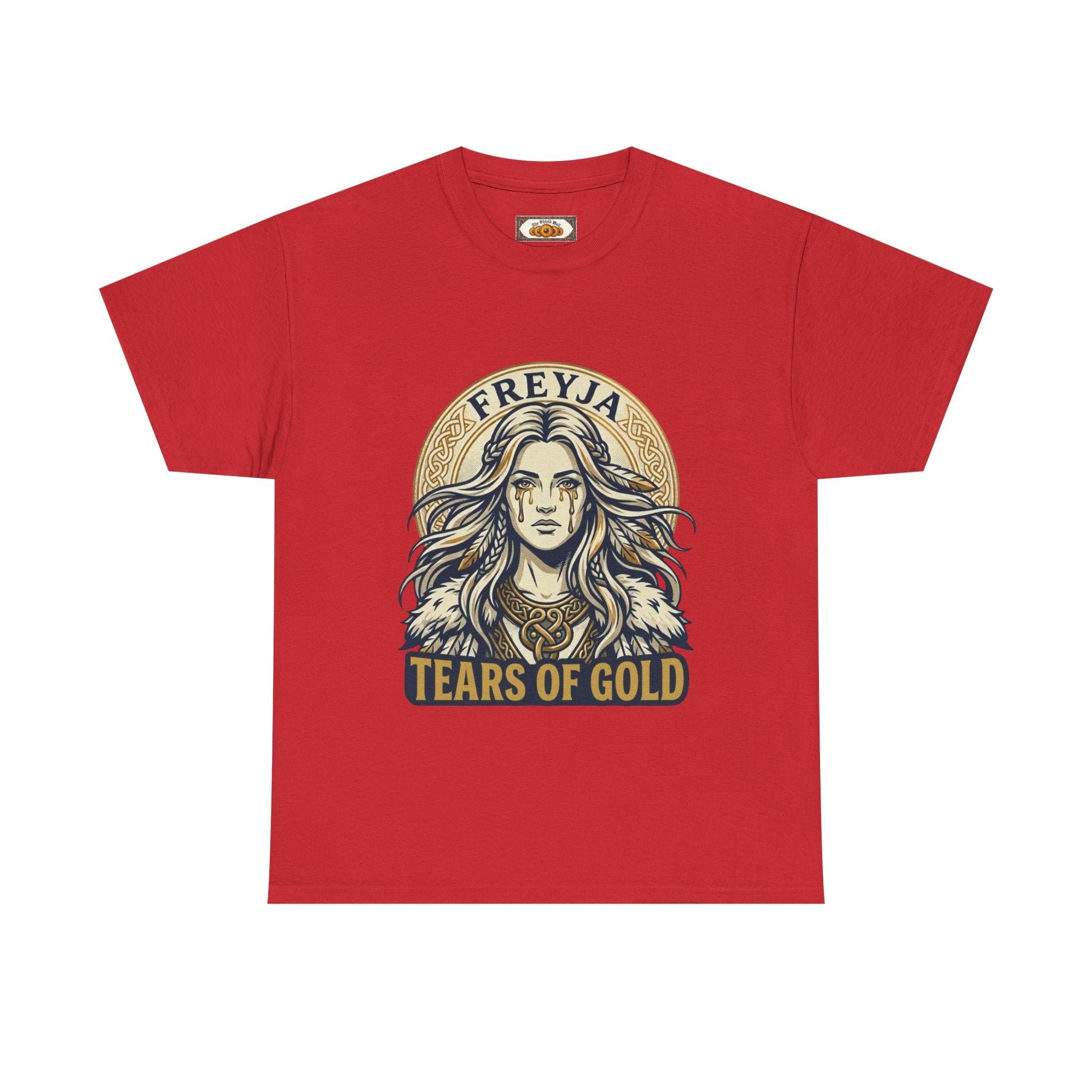 Freyja Tears of Gold T-Shirt | Unisex Adults | Norse Goddess Mythology Tee