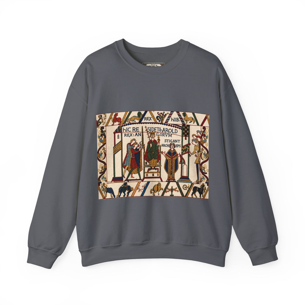 King Harold II — Bayeux Tapestry Coronation Sweatshirt | Heritage Clothing