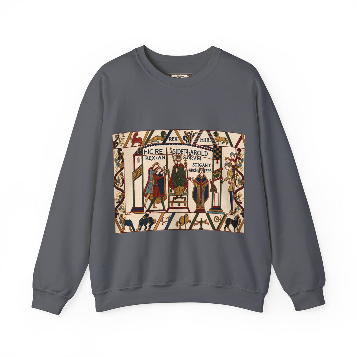 King Harold II — Bayeux Tapestry Coronation Sweatshirt | Heritage Clothing