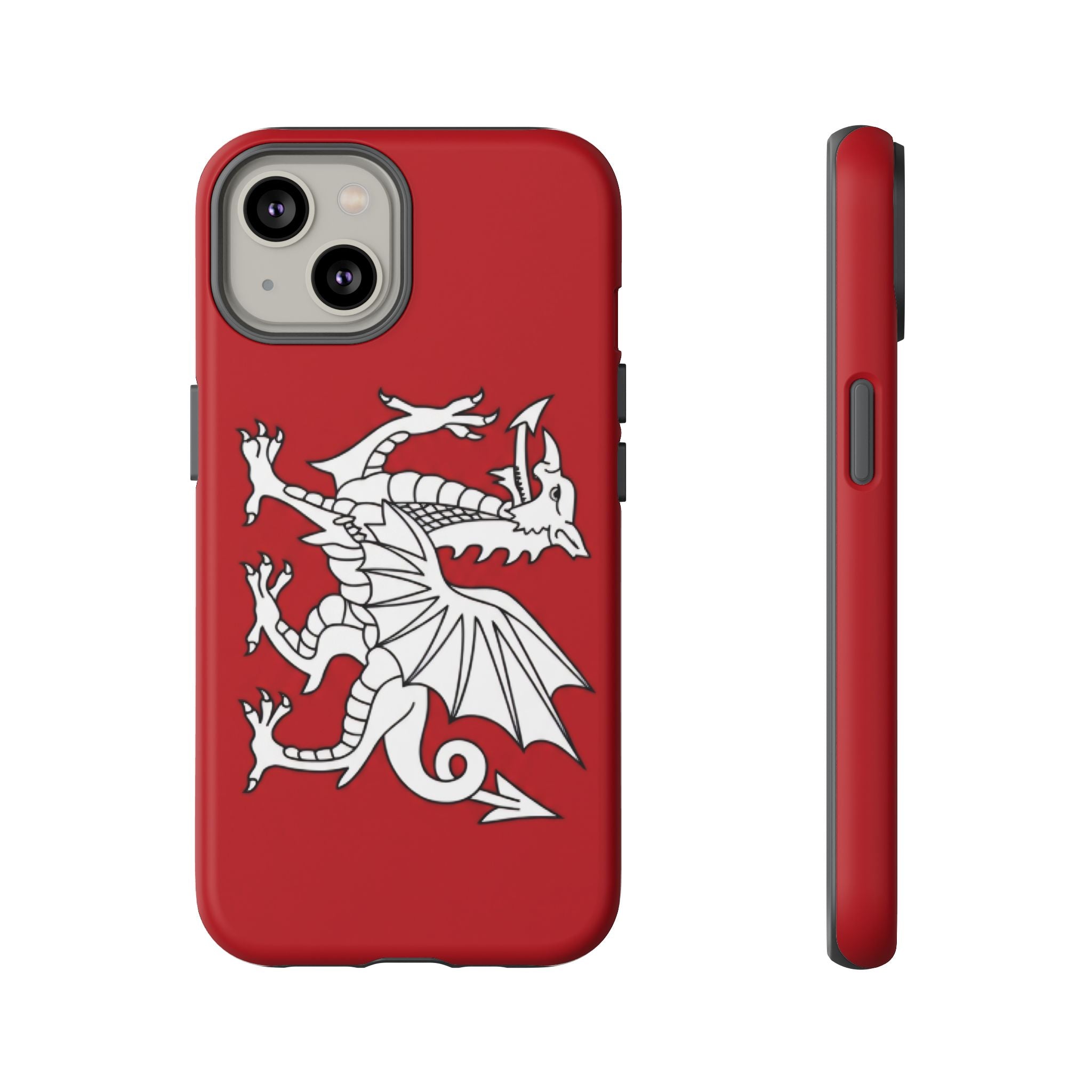 White Wessex Dragon Phone Case — Anglo-Saxon Emblem Phone Cover