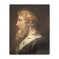 Alfred the Great Stretched Canvas Print | Unframed Matte Wall Art | Samuel Woodforde 1790