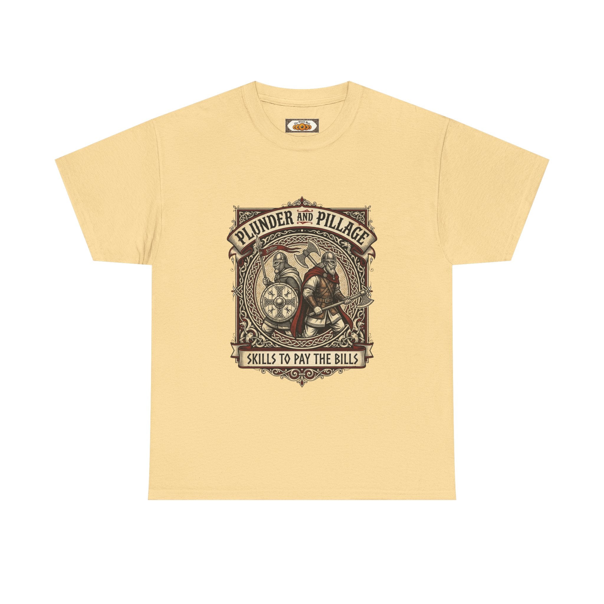 Viking Raiders T-Shirt | Pillage & Plunder Skills To Pay The Bills | Unisex Adult