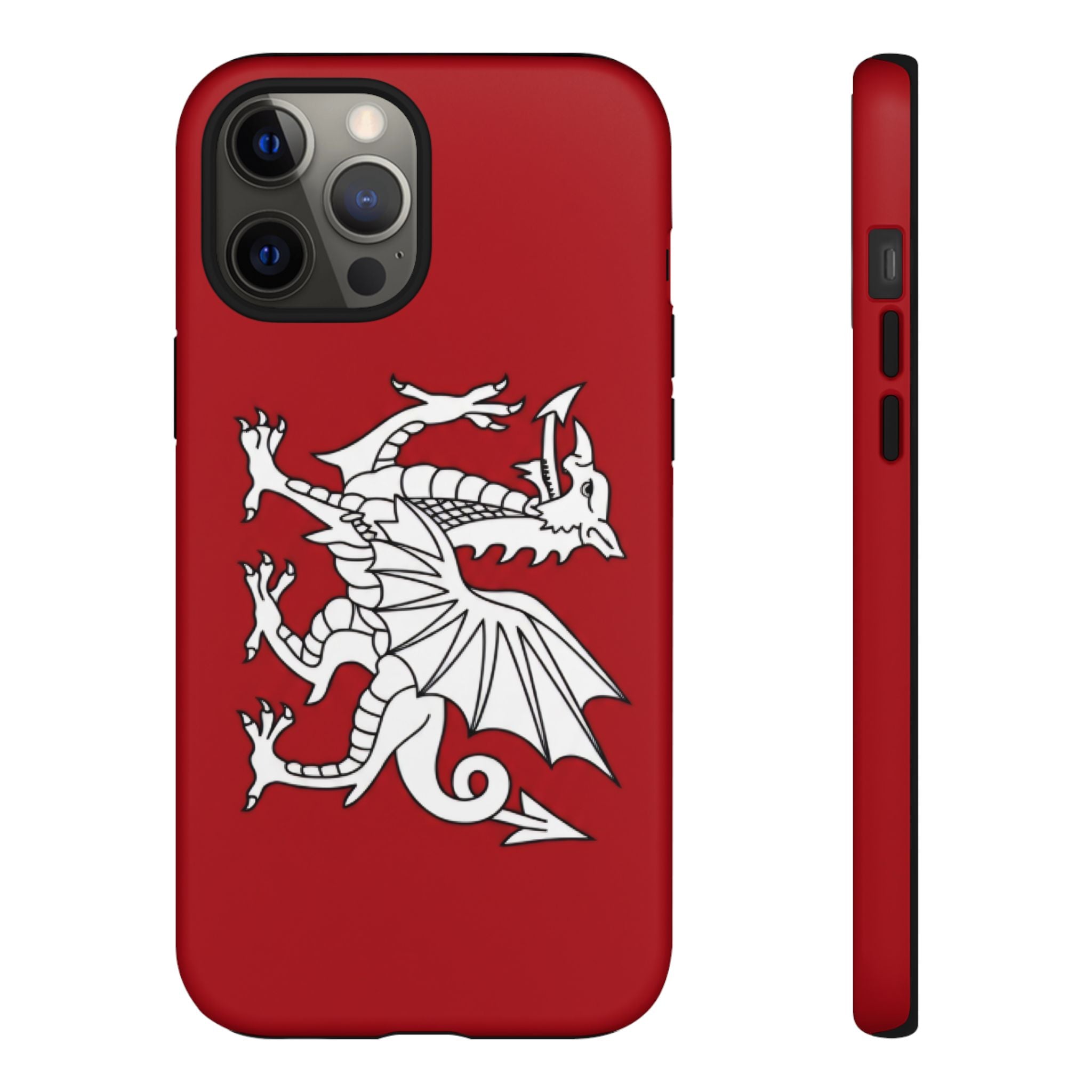 White Wessex Dragon Phone Case — Anglo-Saxon Emblem Phone Cover