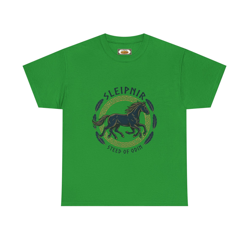 Sleipnir T-Shirt | Unisex Viking Norse Mythology Tee | Wild Hunt Odin's Eight-Legged Horse