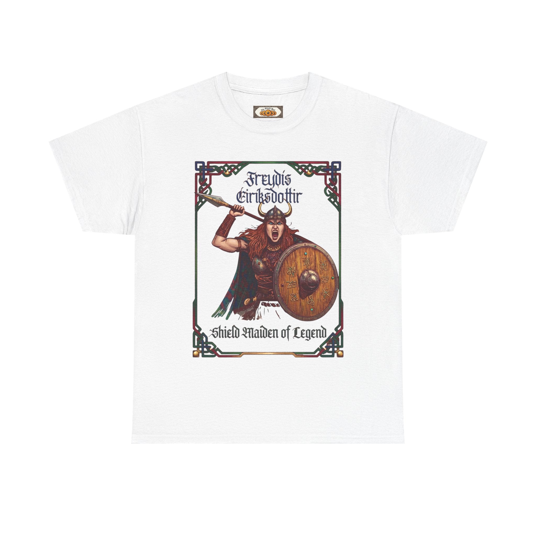 Freydís Eiríksdóttir Shield Maiden T-Shirt | Norse Viking Warrior Woman