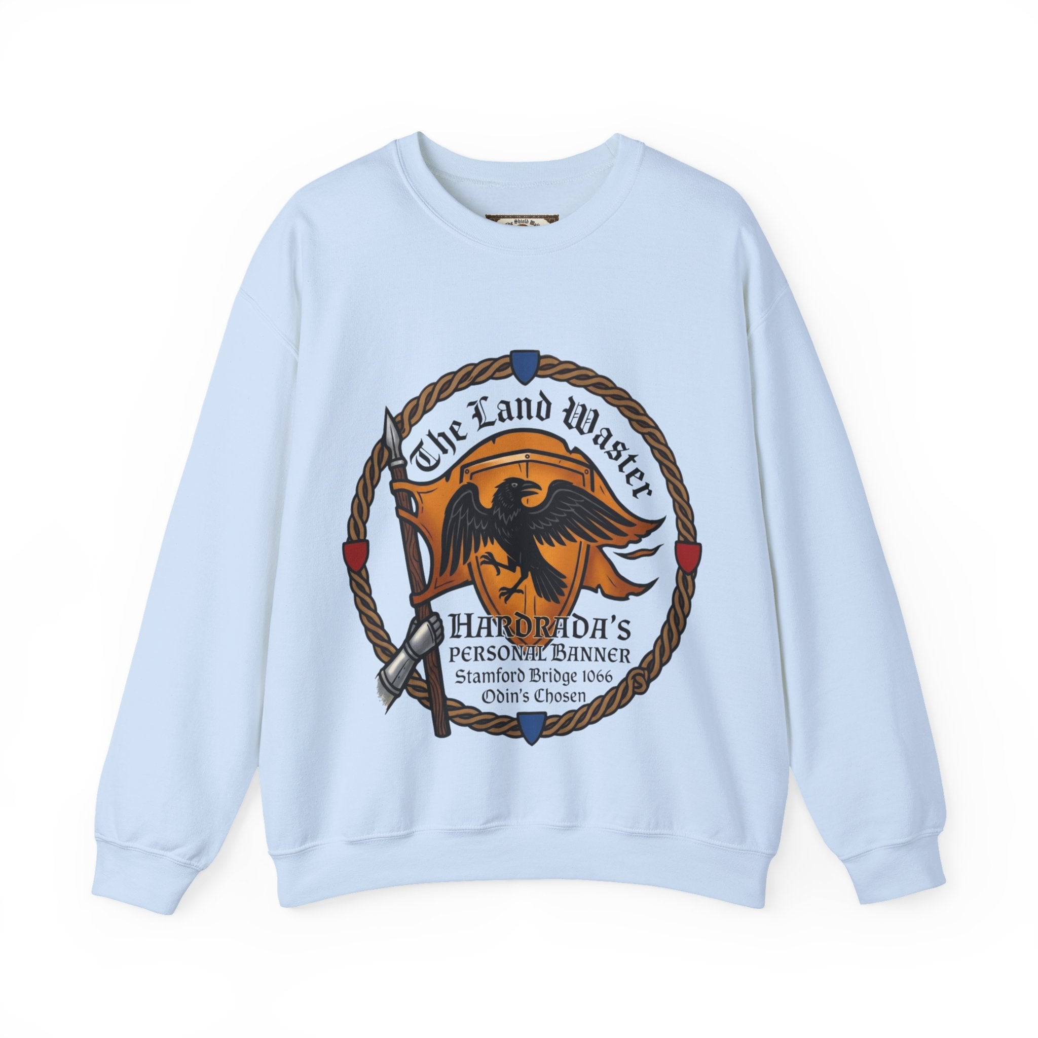 Harald Hardrada 'Land Waster' Unisex Crewneck Sweatshirt | Stamford Bridge 1066 | Viking Heritage
