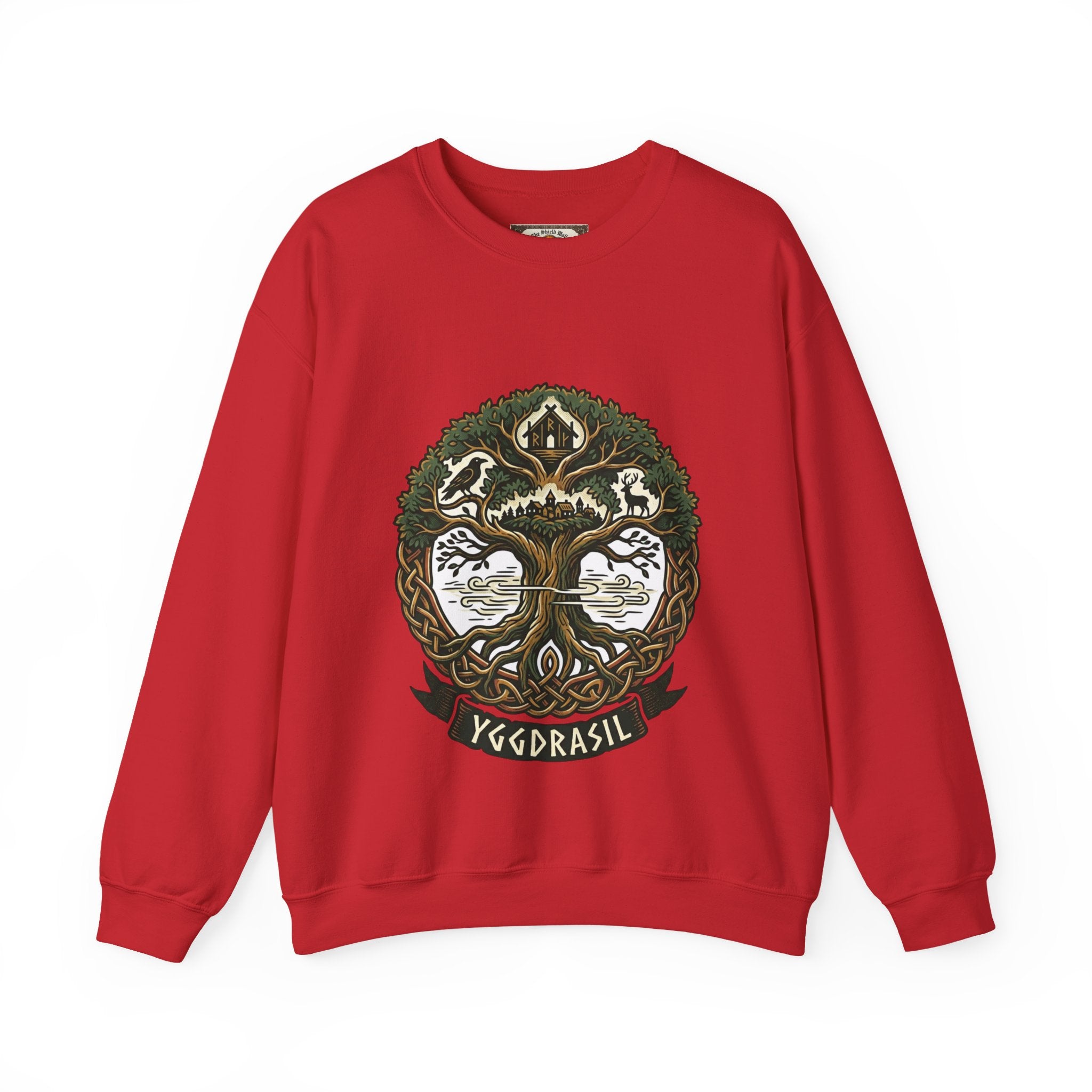Yggdrasil Norse World Tree Sweatshirt | Unisex Viking Mythology Apparel
